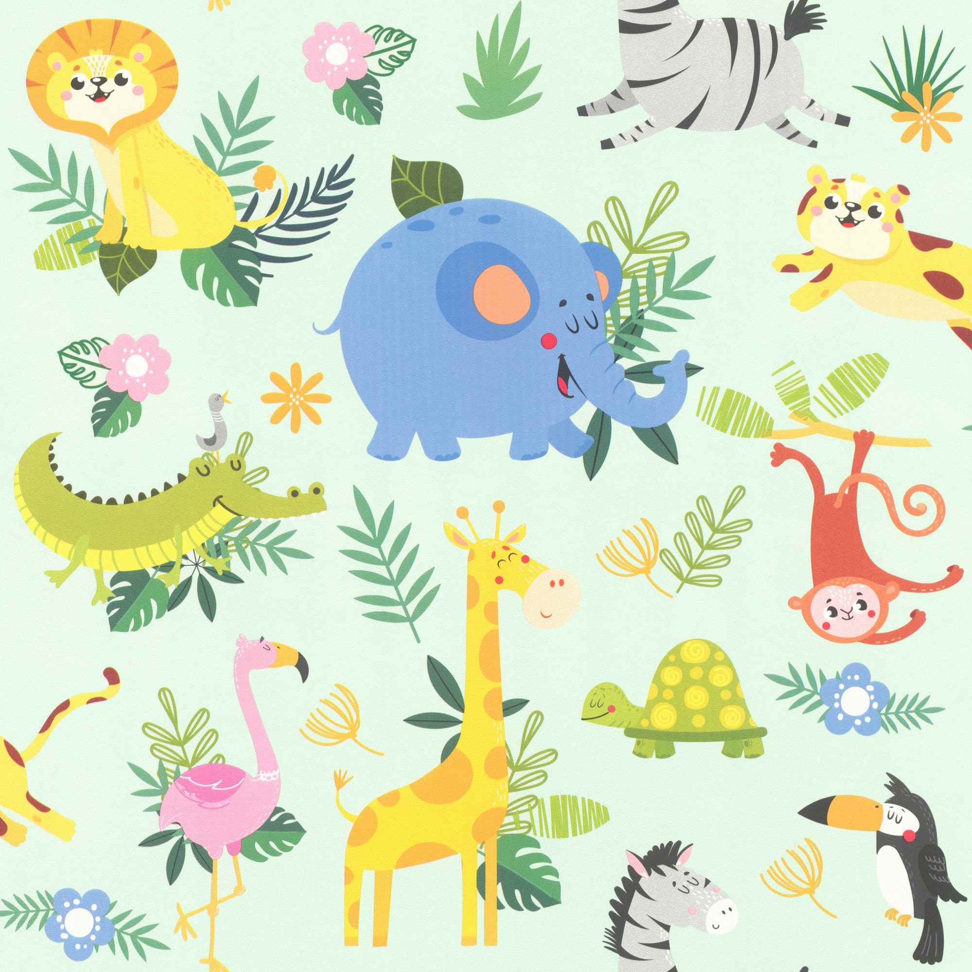 Rasch | Selection | 229714 | Papiertapete | Muster & Motive | 10.05 x 0.53 m | Bunt