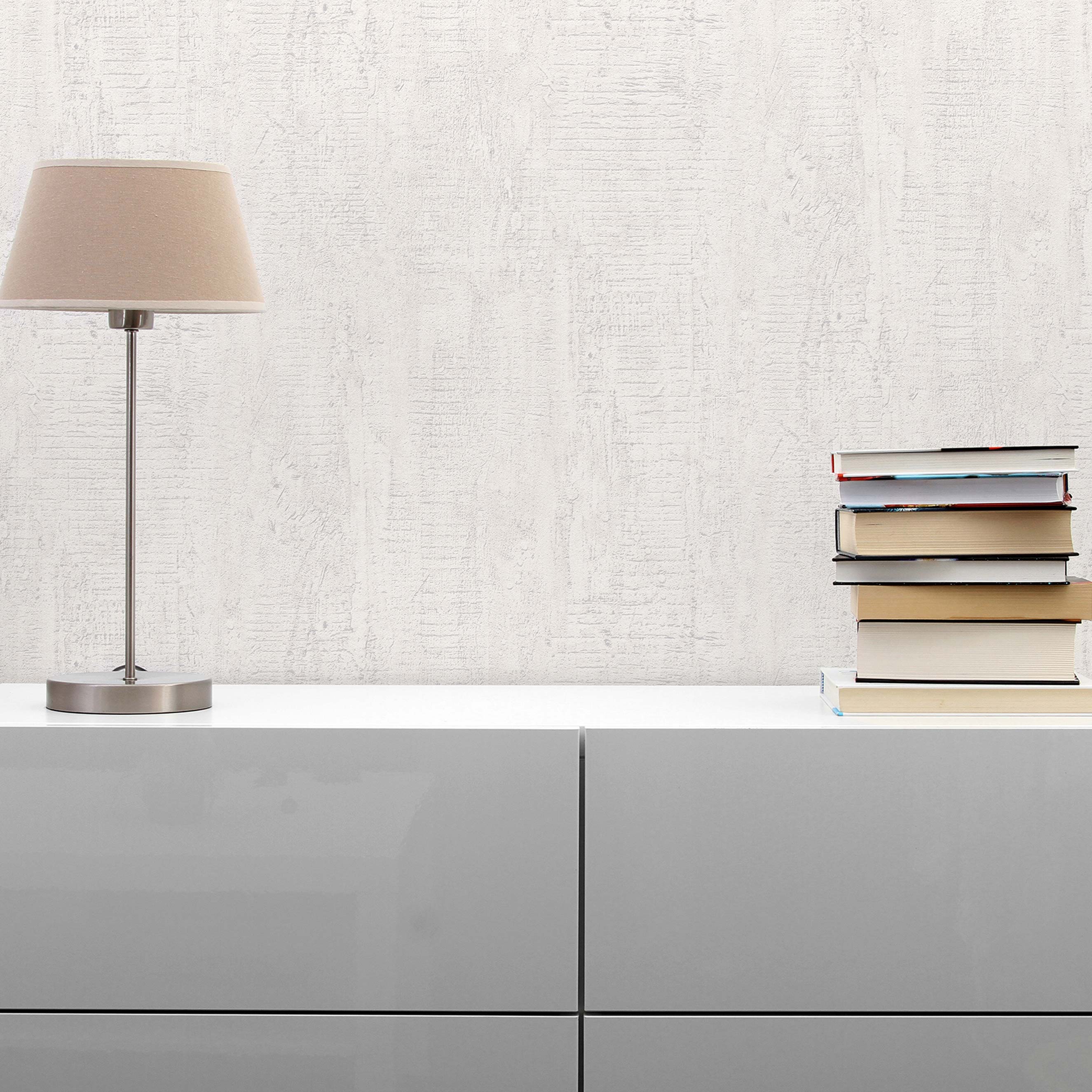 Tapete Beton Lauro M1-No.894 Vliestapete Weiß Modern Betonoptik Urban Betonwand