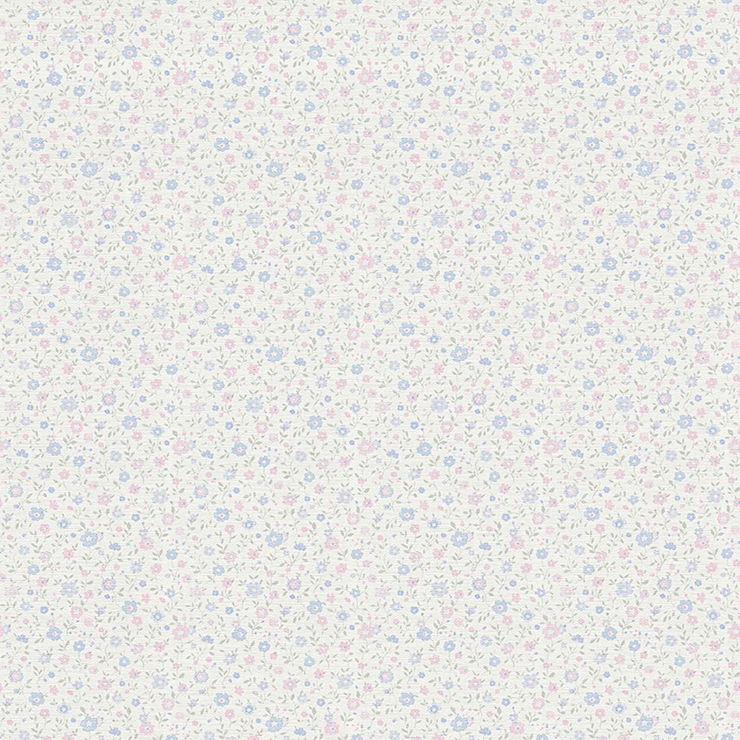 A.S. Creation | Liberté | 305252 | Vliestapete | Blumenoptik | 0.53 x 10.05 m | Blau