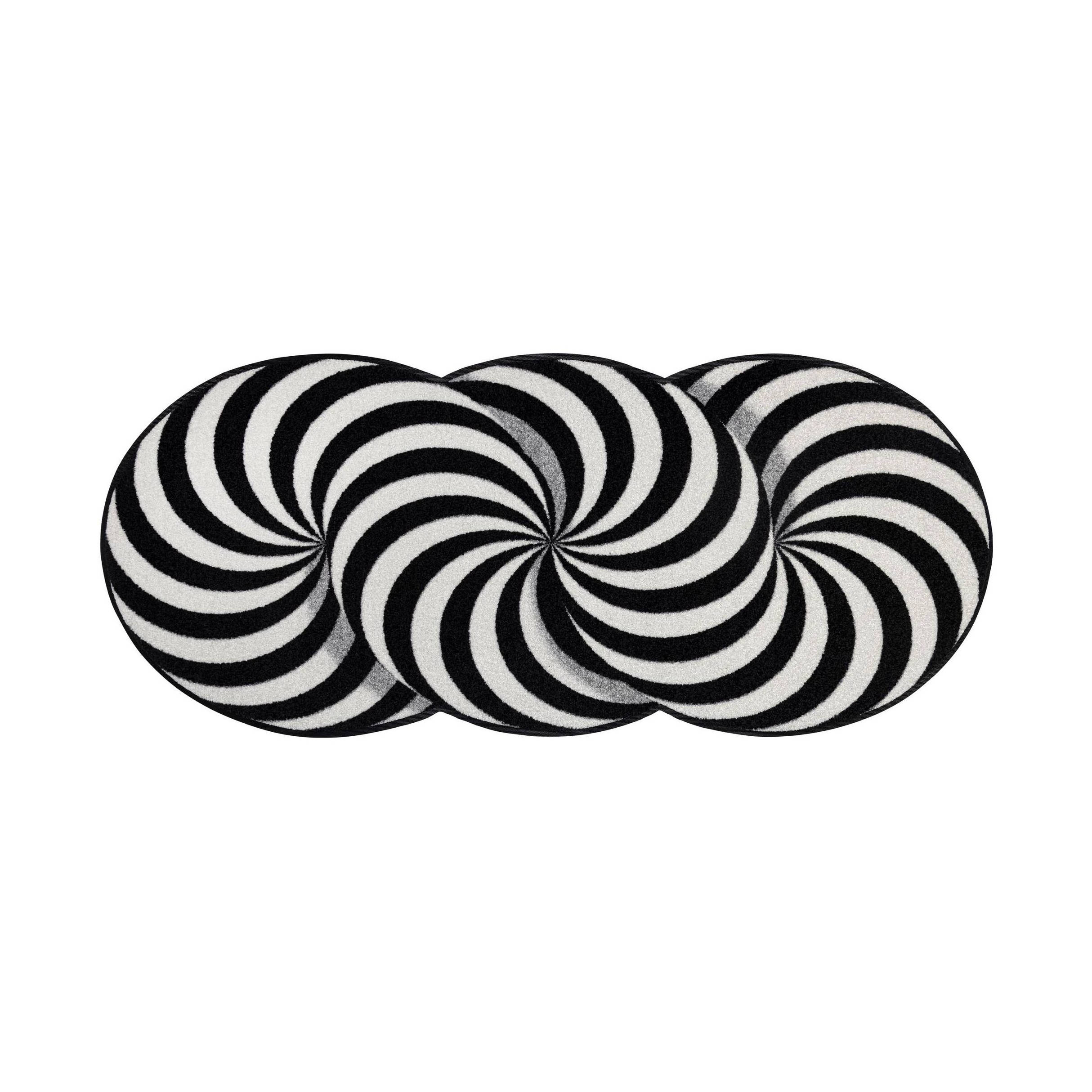 Fußmatte Wirbelwind 140 x 60 cm Schmutzfangmatte waschbar Floornovo Trend Design