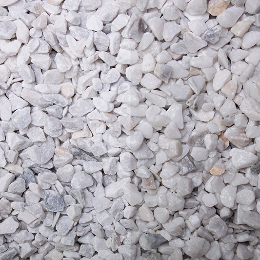 Gravilla de mármol de Carrara de 8-12 mm, gravilla premium, piedra natural, mármol blanco de Carrara, decoración para jardín GSH
