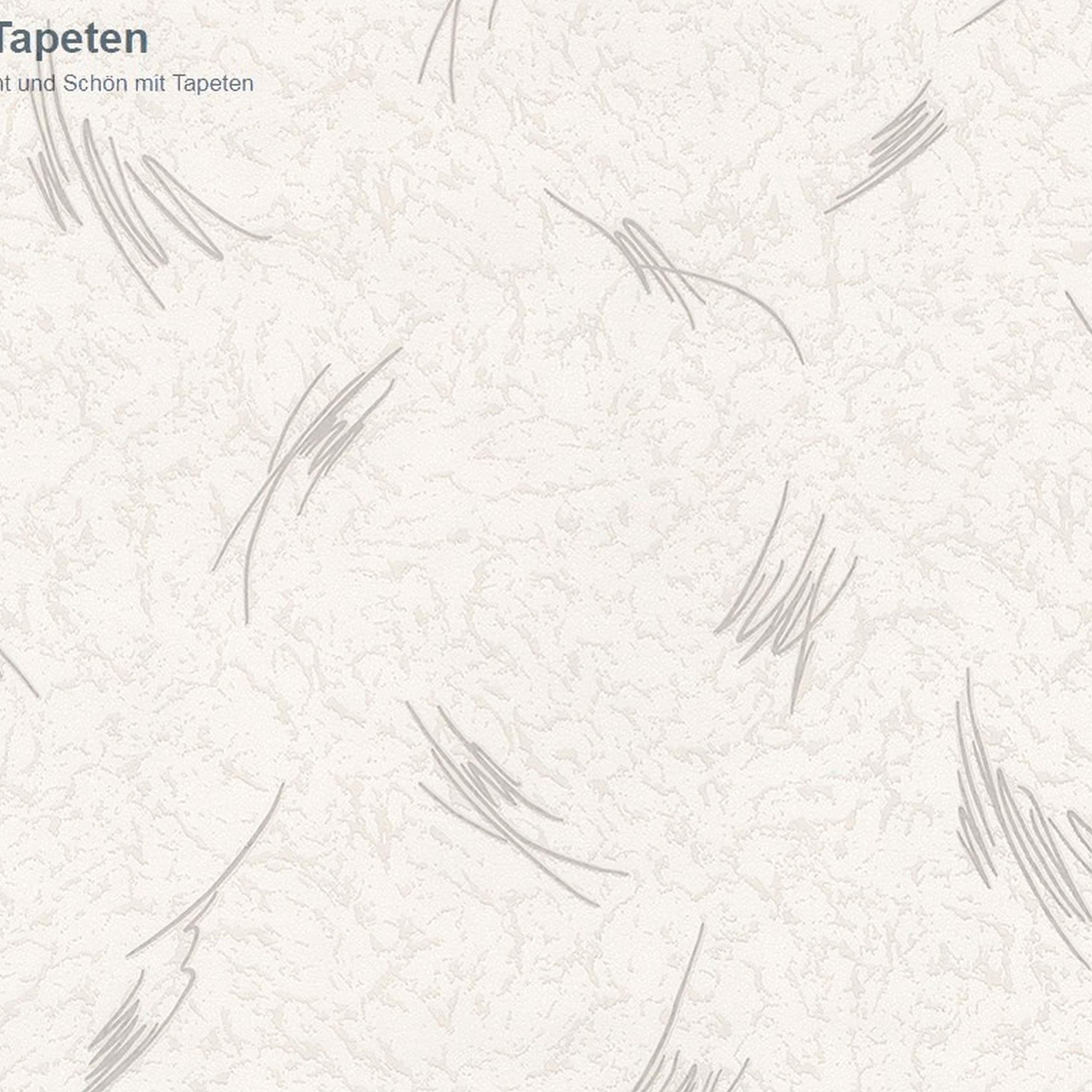 A.S. Creation | Simply White 4 | 334718 | Papiertapete | Einfarbig | 0.53 x 10.05 m | Silber