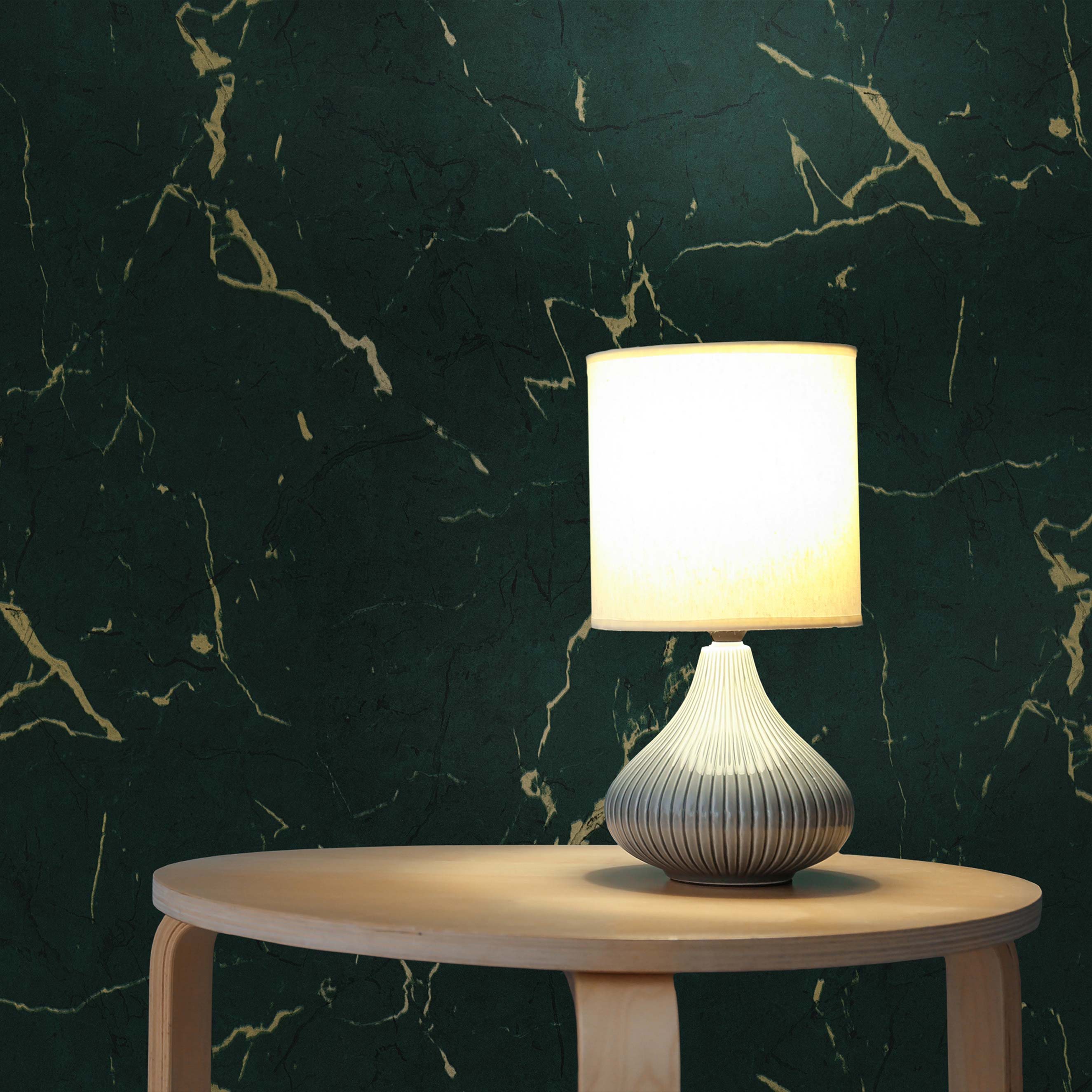 Tapete Marmoroptik Rachele M1-No.602 Vliestapete Grün Gold Modern