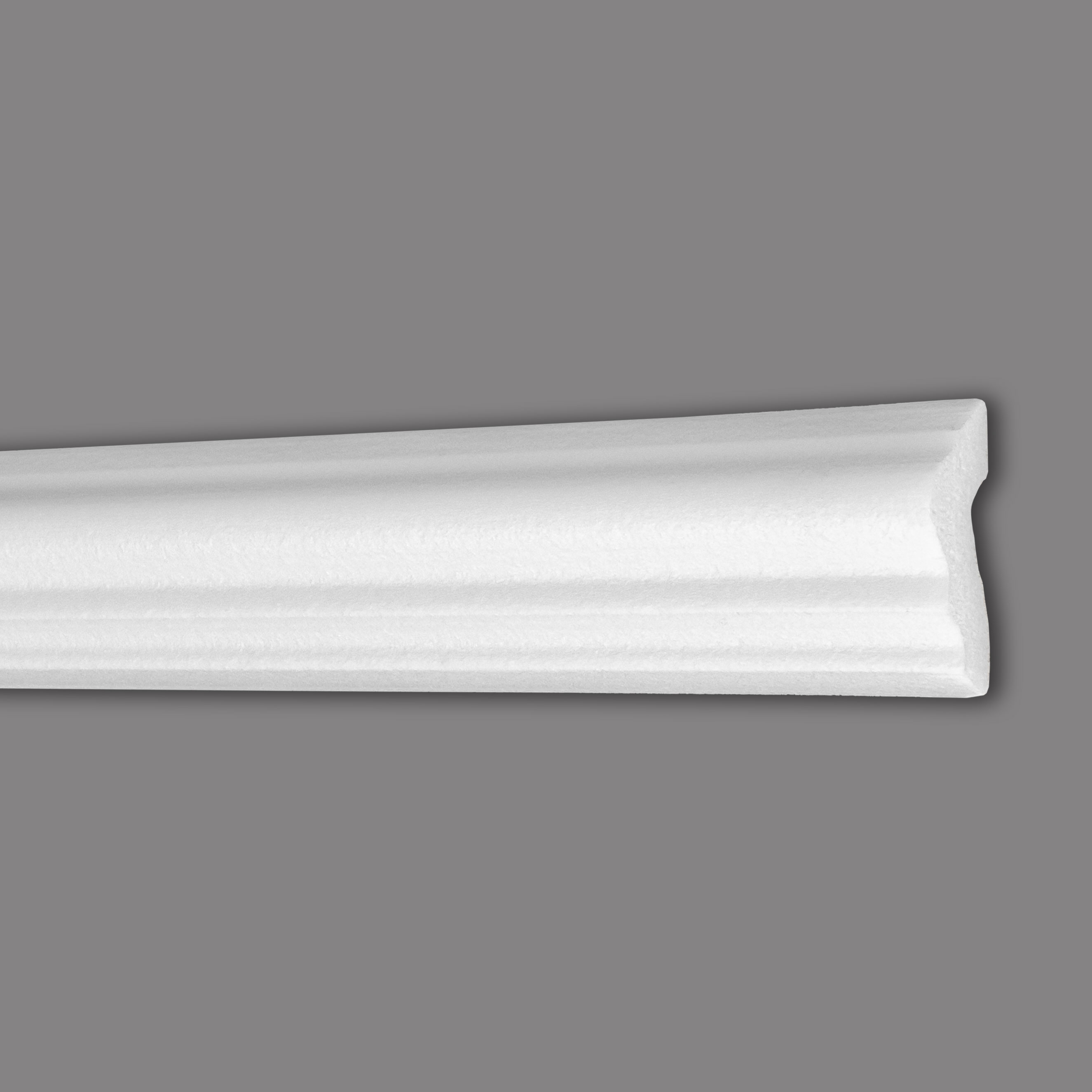 Wiesemann moulure Ibiza 54 polystyrène 23 x 50 x 2000 mm cimaise murale blanche