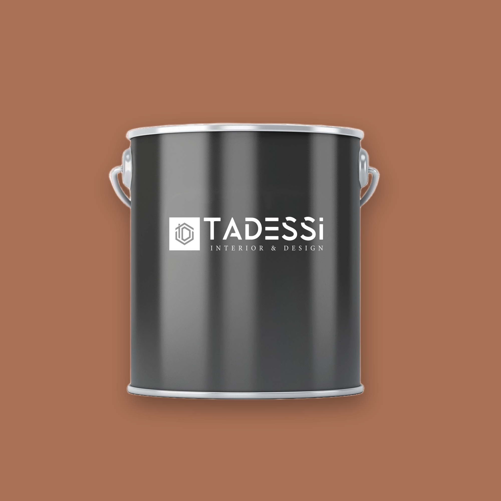 TADESSI Wall Select - Wandfarbe Rot  - Kürbis -  Hochwertige Innenfarbe  -  Intensive Farbkraft