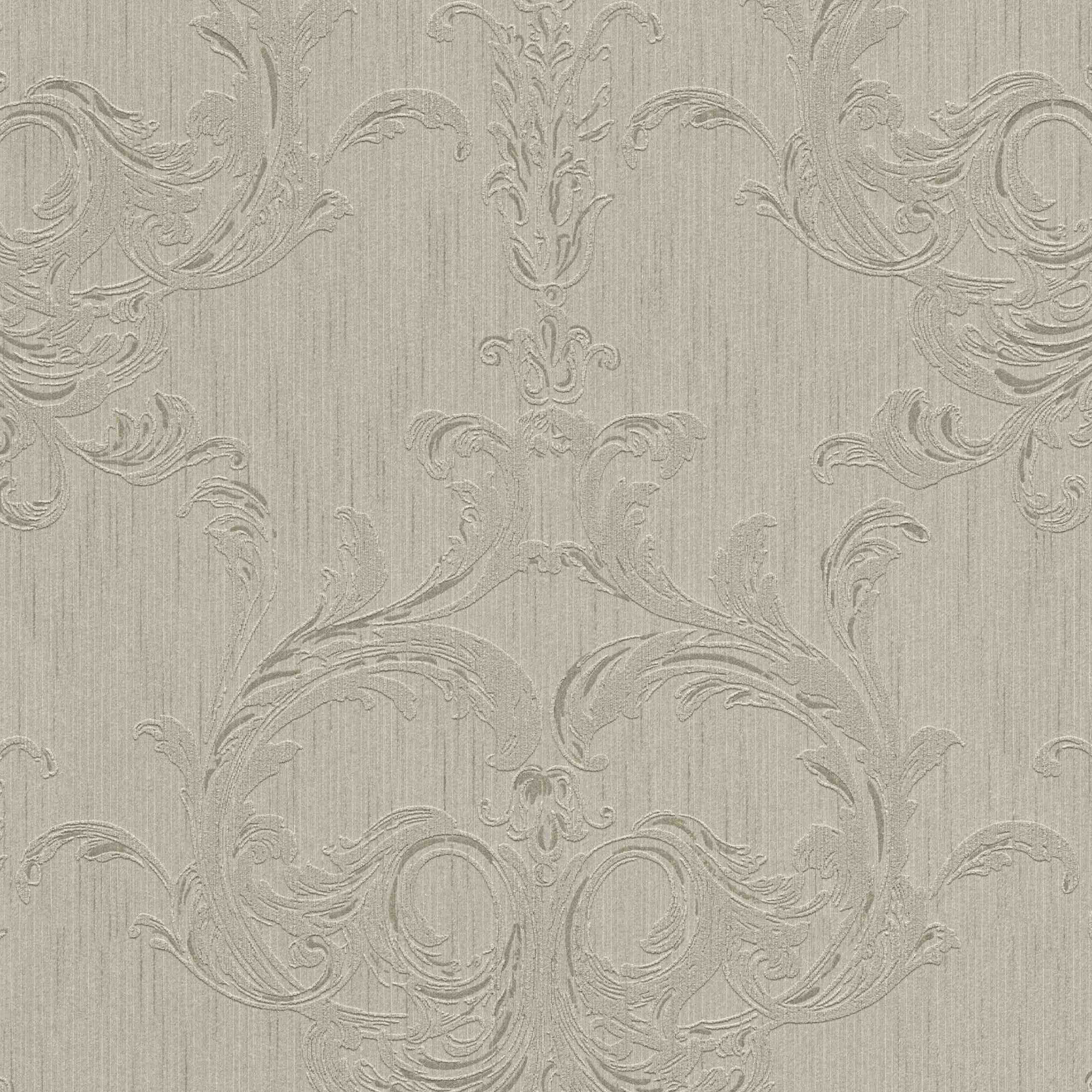 A.S. Creation AP Tessuto II | 961963 | papier peint intissé baroque | 0.53 m x 10.05 m | beige