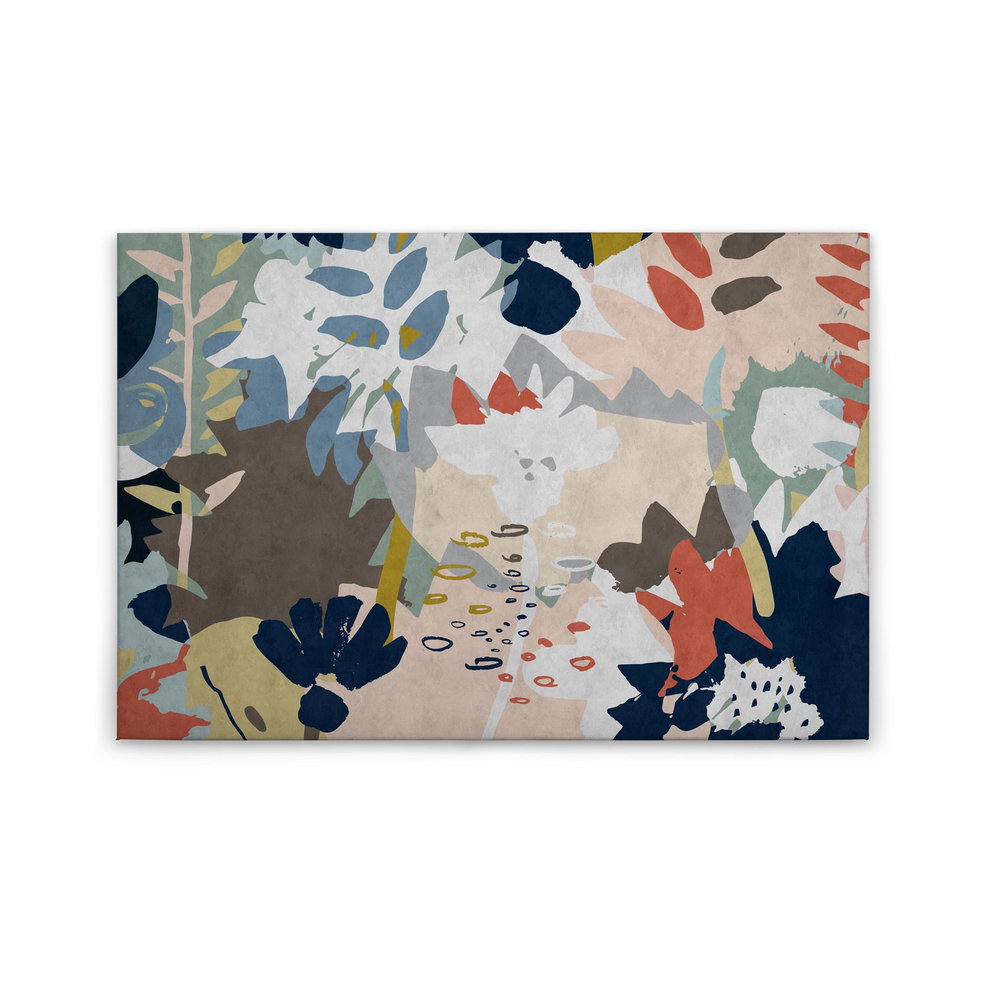 Tadessi Leinwandbild Abstrak - 60 x 90 cm - M1-No.50232 - Keilrahmen in Bunt Rosa