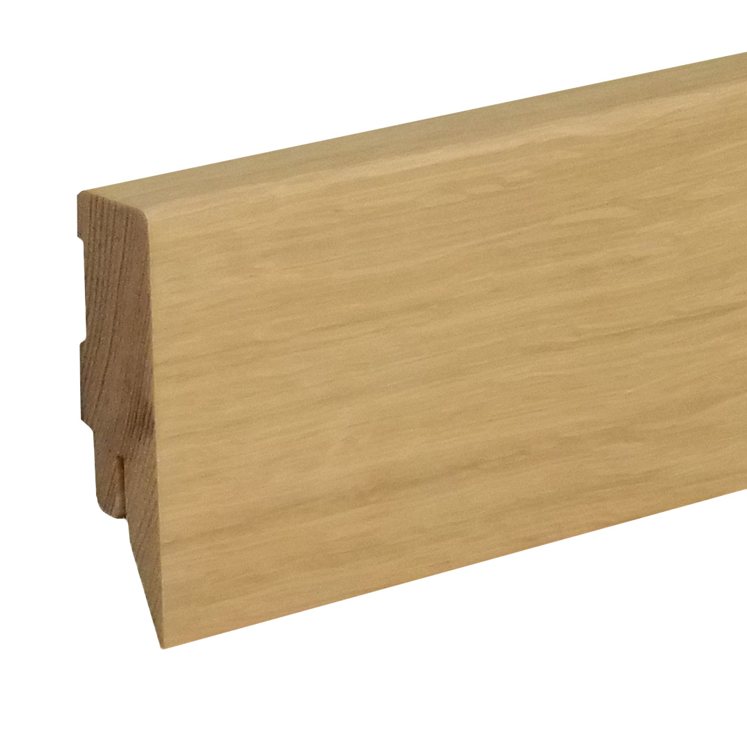 Sockelleiste / Fußleiste Taverone-19 (73027) | 16 x 58 x 2400 mm | Eiche natur matt lackiert