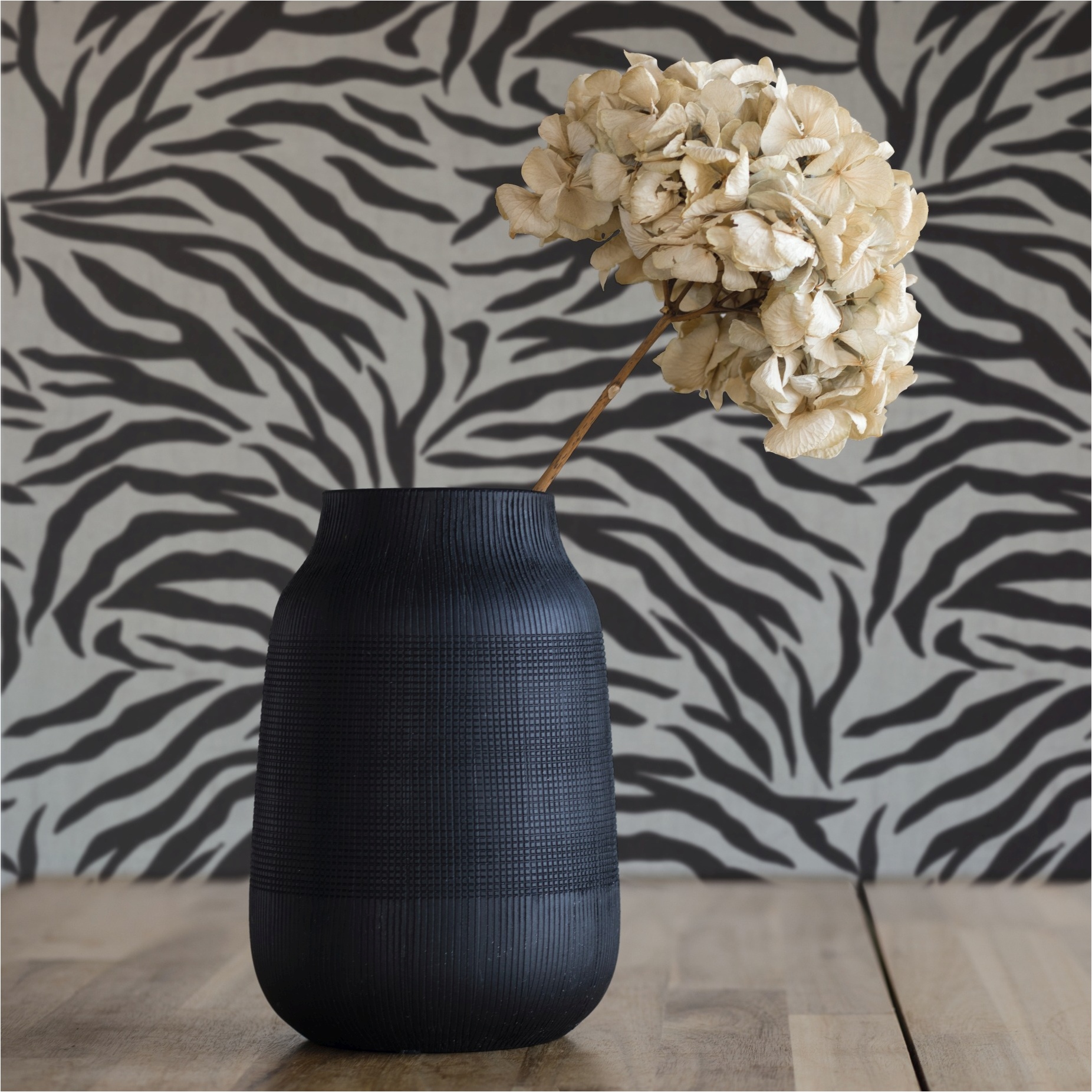 Tapete Tiertapete M1-No.12006 Vliestapete Zebra Schwarz Weiß Wohnzimmer Schlafzimmer