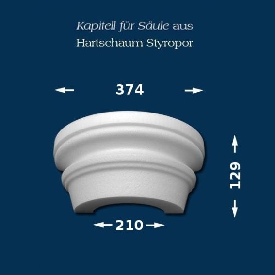 Säulenkapitell "Wiesemann SK9-2" - unbeschichtet