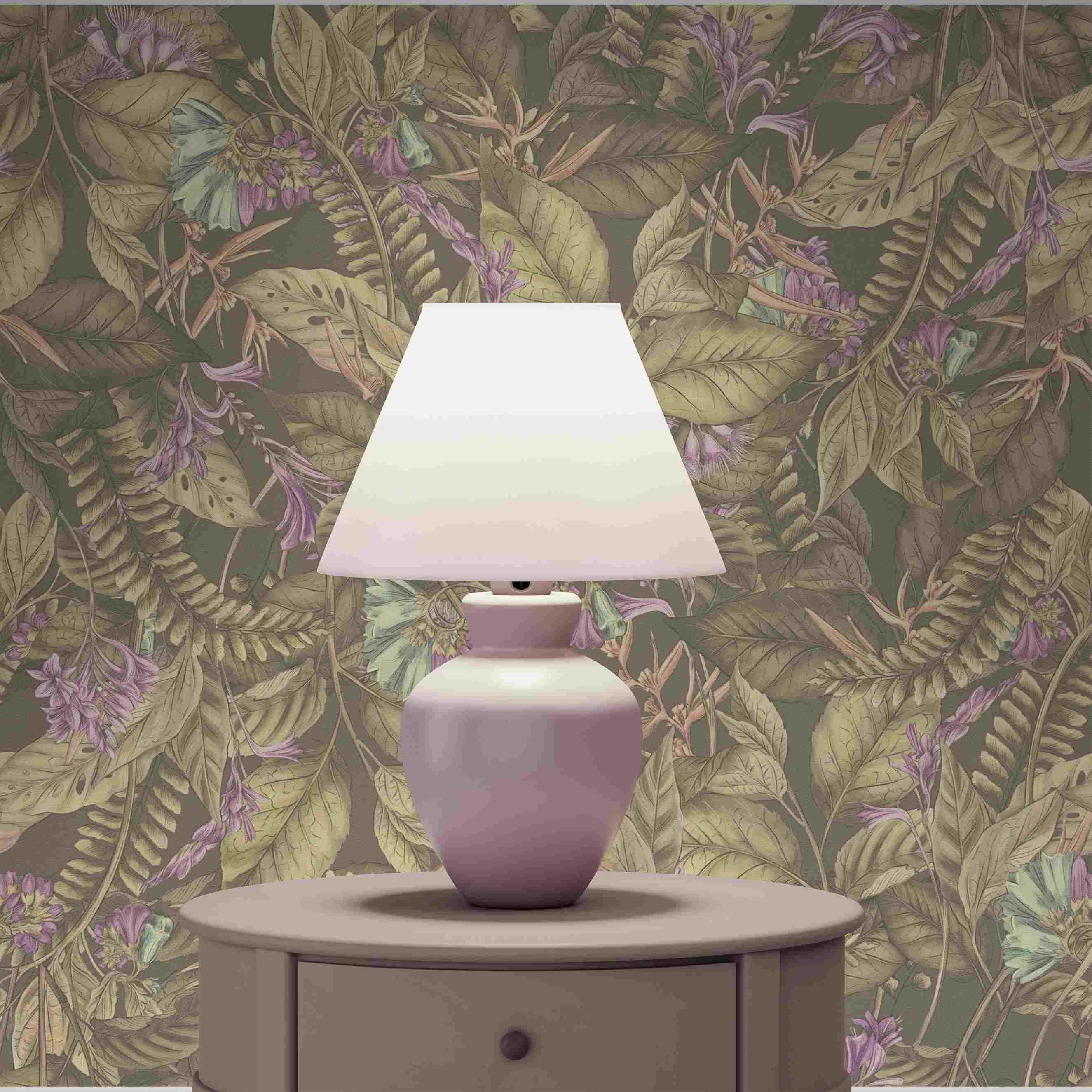 Tapete Camilla Botanical Dschungel M1-No.4494 Vlies Braun Beige  Tadessi 10.05 x 0.53 m