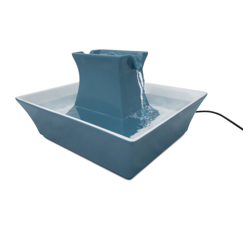 Trinkbrunnen | Drinkwell Keramik Pagoda Pet Fountain | versch. Farben