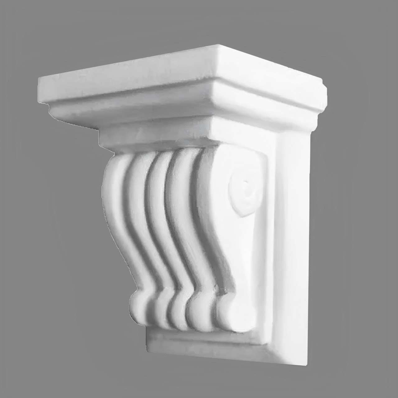 PROVISTON | Console en plâtre Winnipeg | Moulures décoratives en plâtre | 120 x 145 mm 