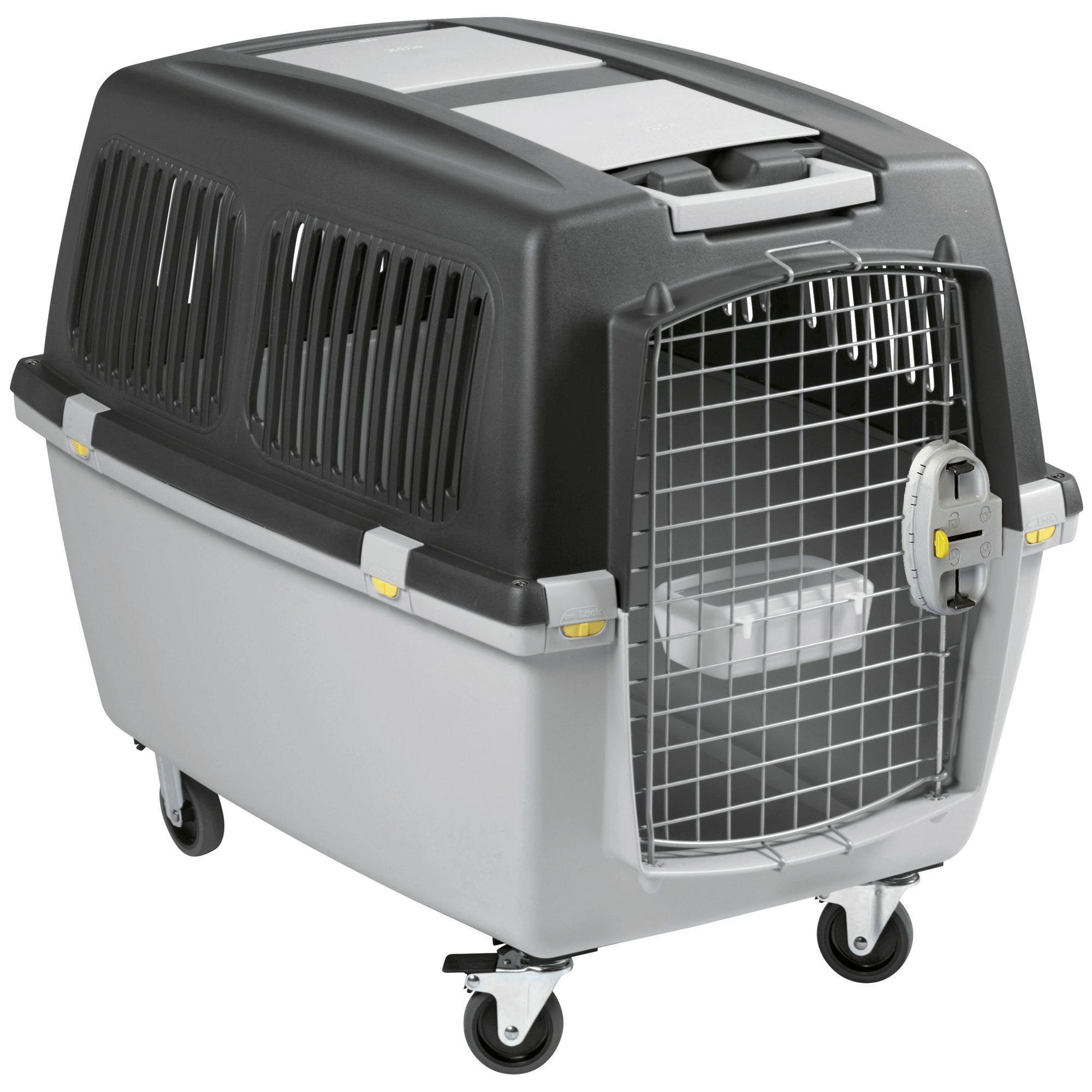 Coperani | Transportbox für Hunde | Grau | versch. Größen | IATA konform