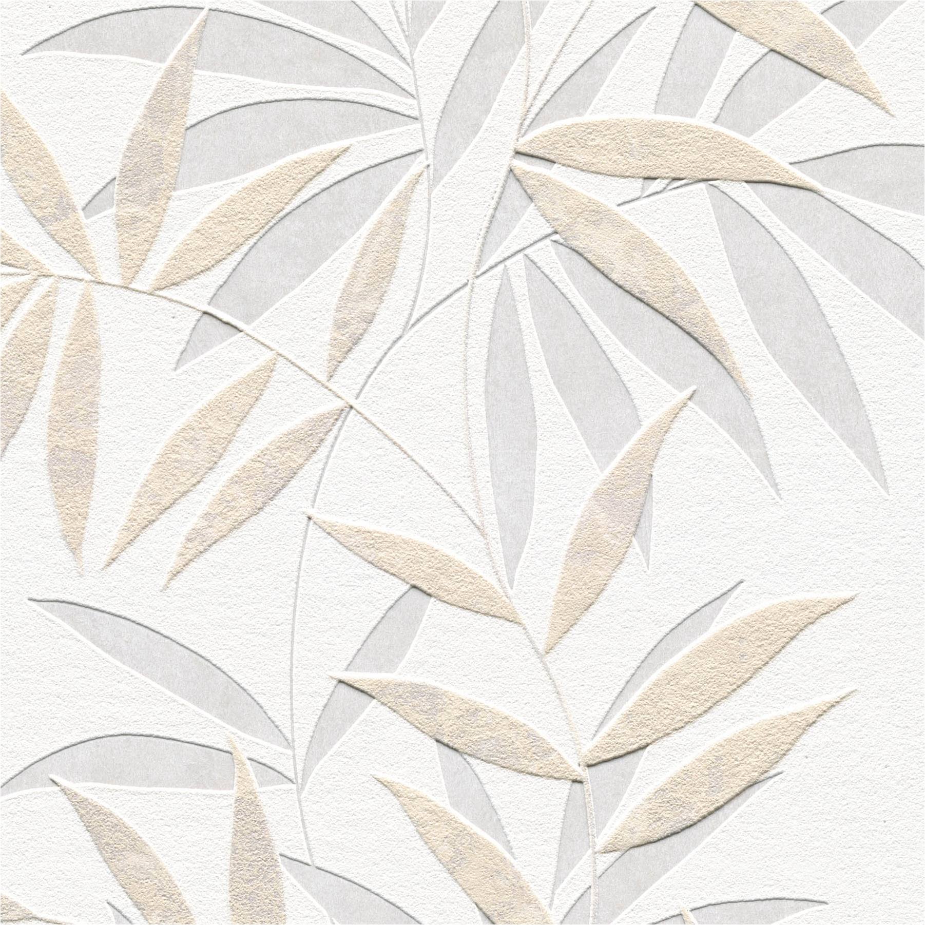 Vliestapete 10607-02 Blätter Floral Beige Modern Balance Erismann