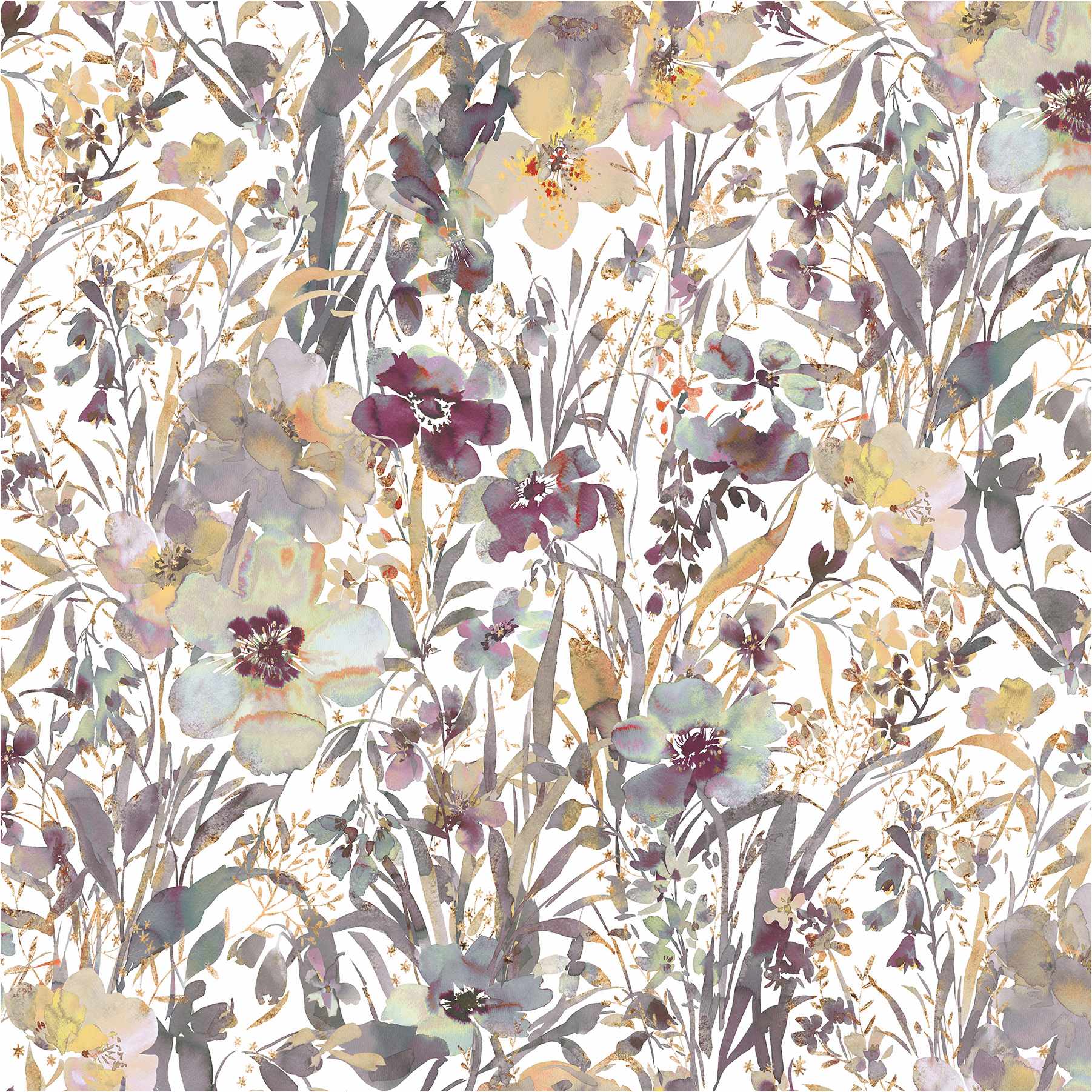 Fototapete 22107-07-01 Blumen Floral Orange Pure Harmony Erismann