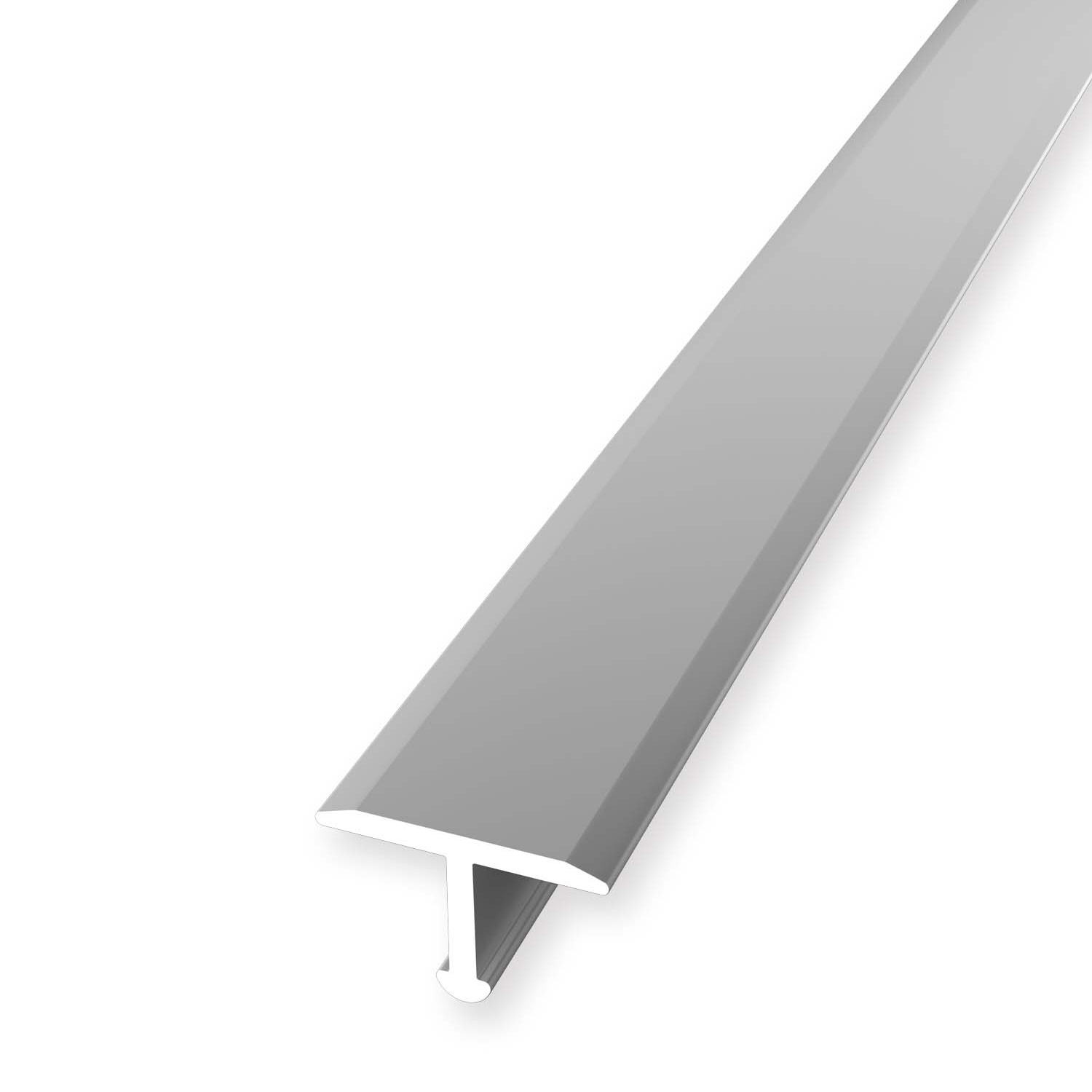 Perfil de montaje en T de 6 x 14 x 2700 mm. Sin perforar. Perfil de construcción liso Küberit.