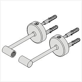 Halter für LED Alu Profil "Colico" Robust Langlebig
