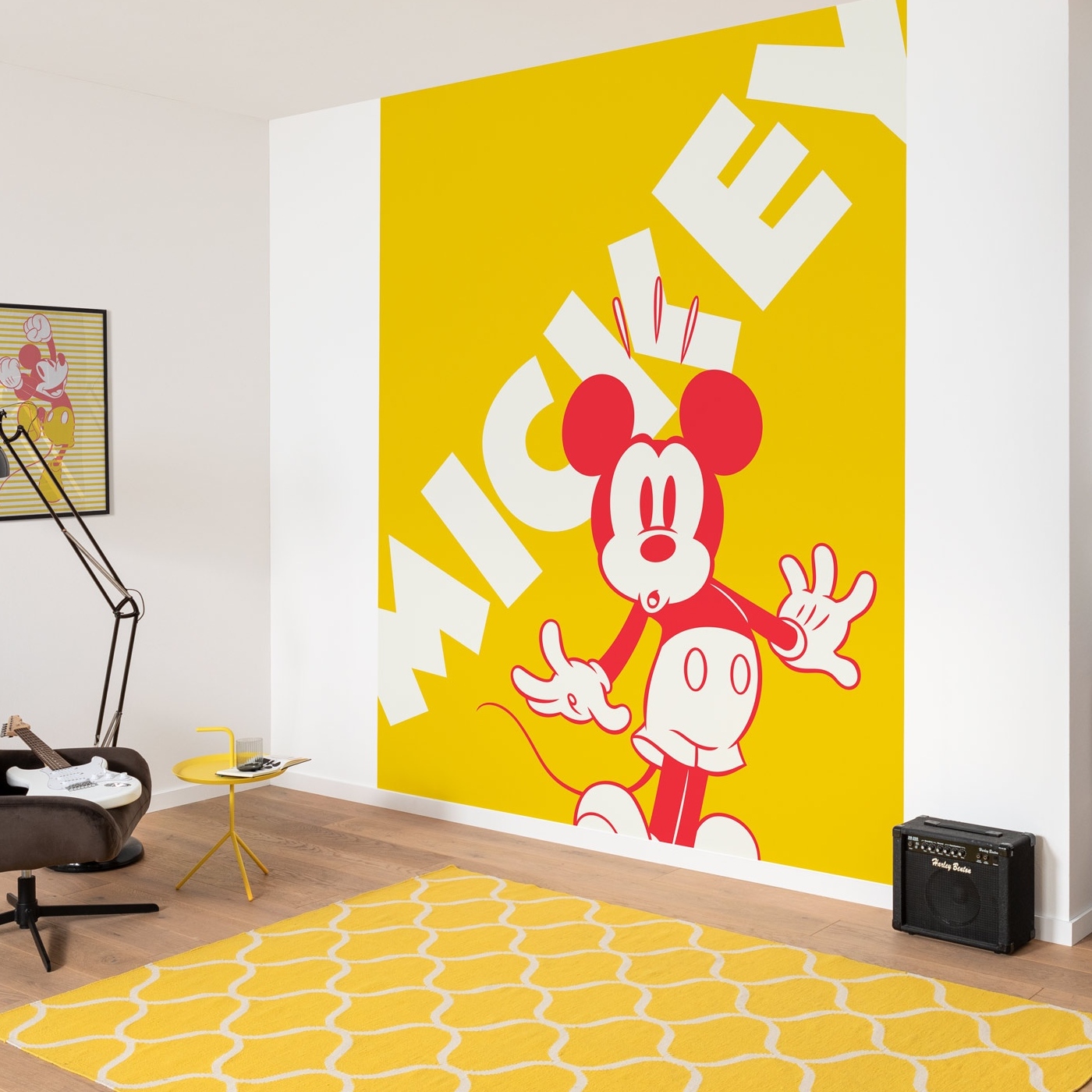 Komar Fototapete Disney Micky Contrast 250 x 200 cm Vlies Micky Contrast Micky Maus Fauxpas