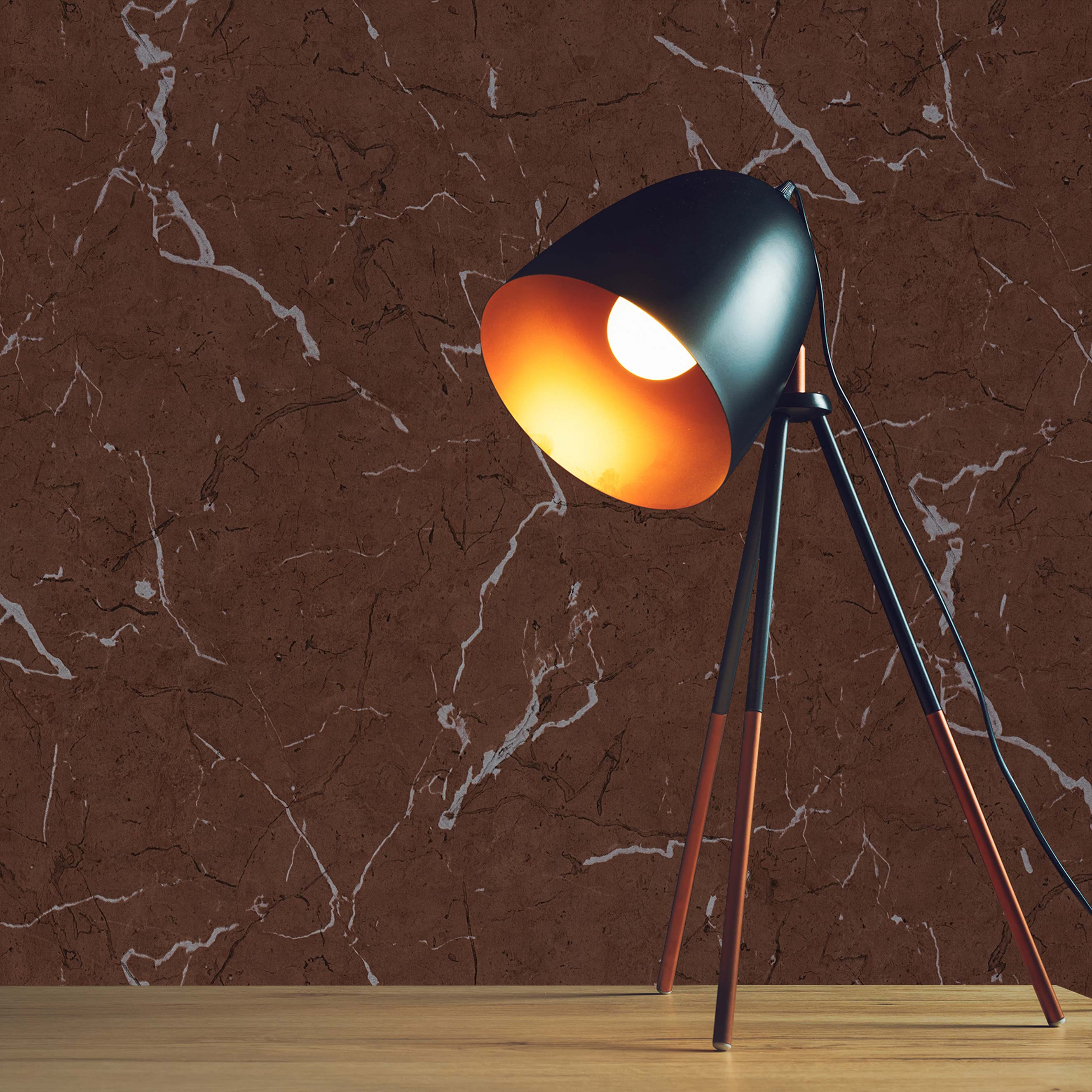 Tapete Marmoroptik Rachele M1-No.600 Vliestapete Rot Grau Modern