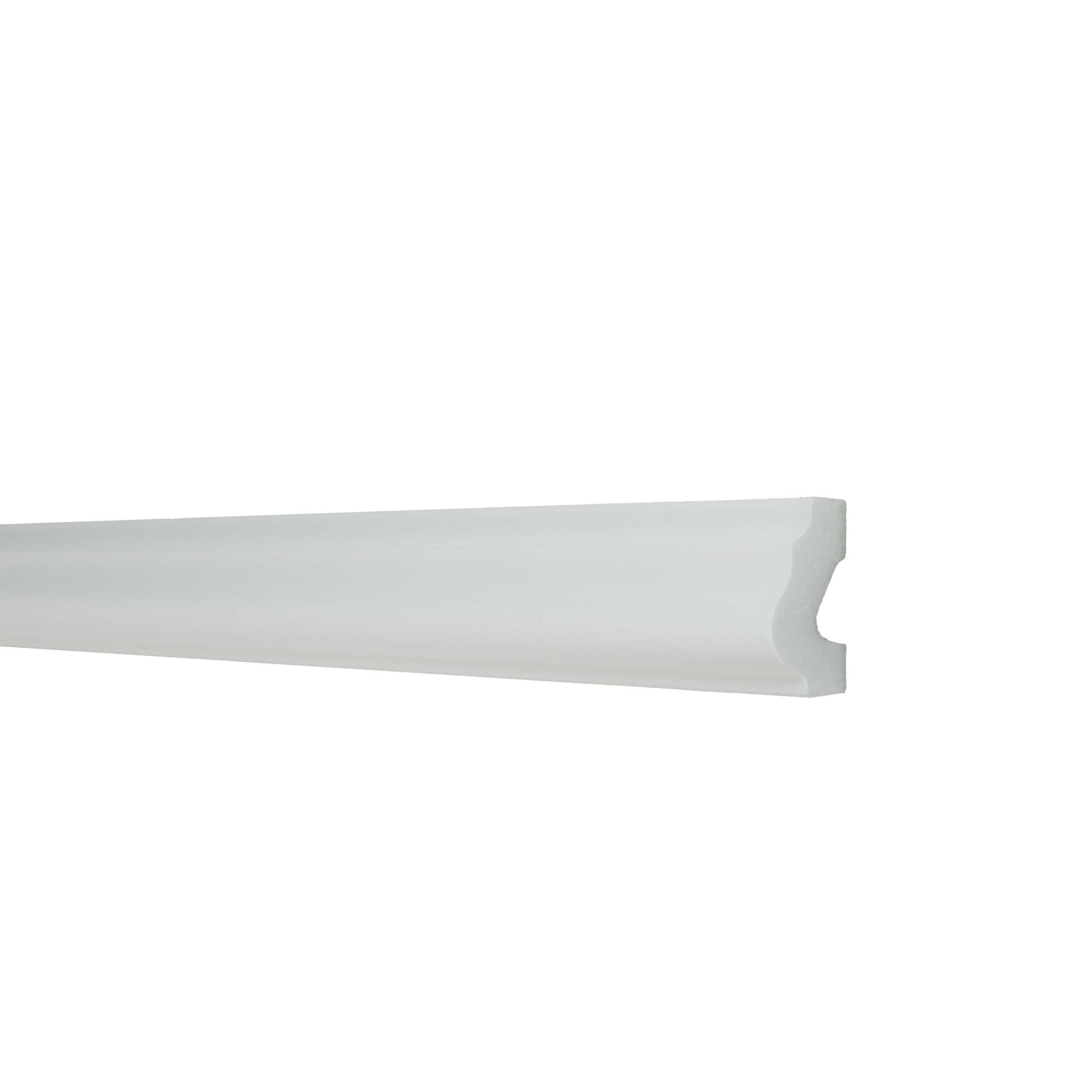 NMC Zierleiste O NOMASTYL Polystyrol 20 x 40 x 2000 mm Weiß Wandleiste