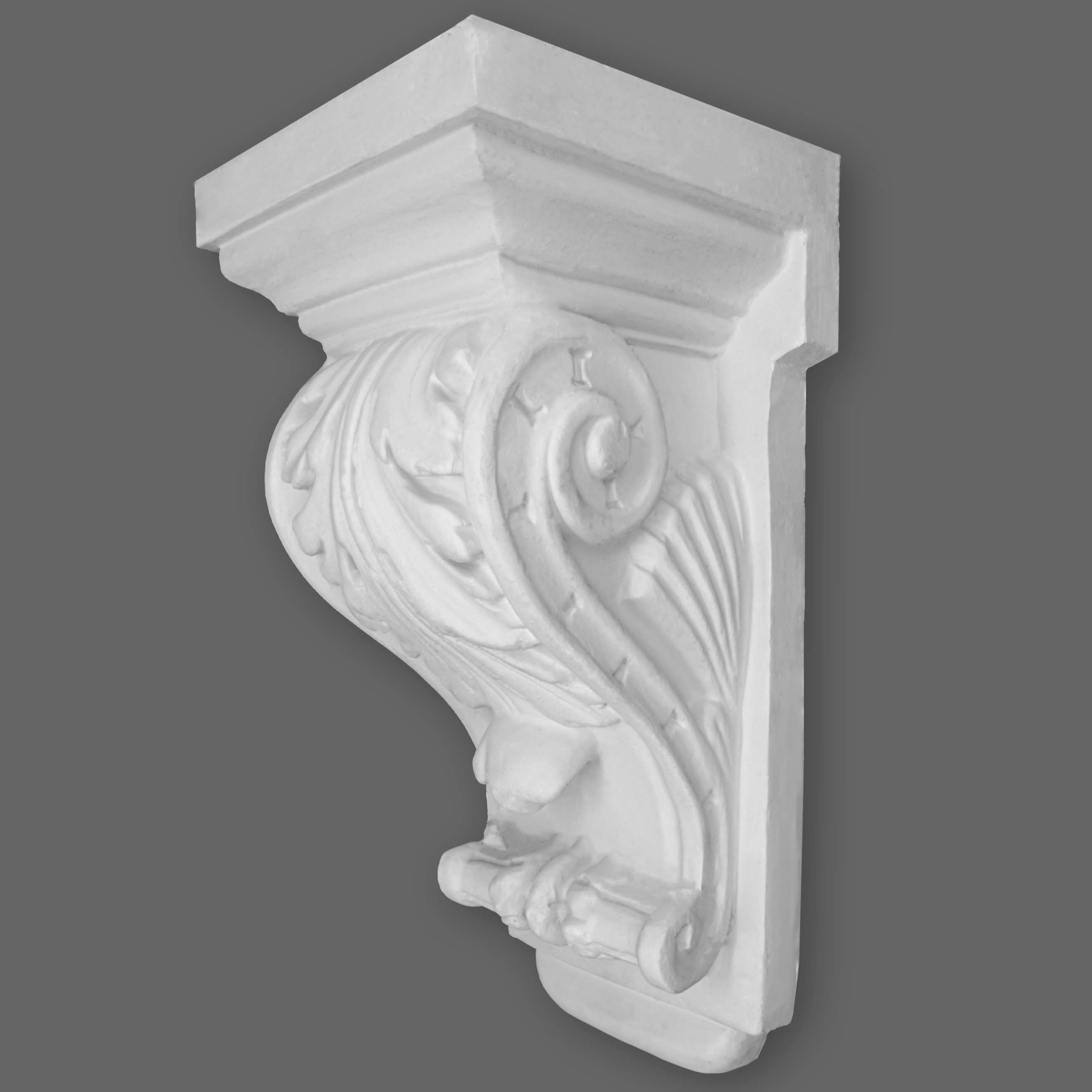 PROVISTON | Console en plâtre Sherbrooke | Moulures décoratives en plâtre staff | 153 x 300 mm 