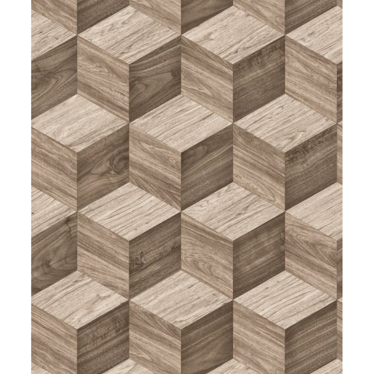 DesignID NATURAL FAUX 2 | NF232122 | papier peint intissé 3D | 0.53 m x 10.05 m | marron