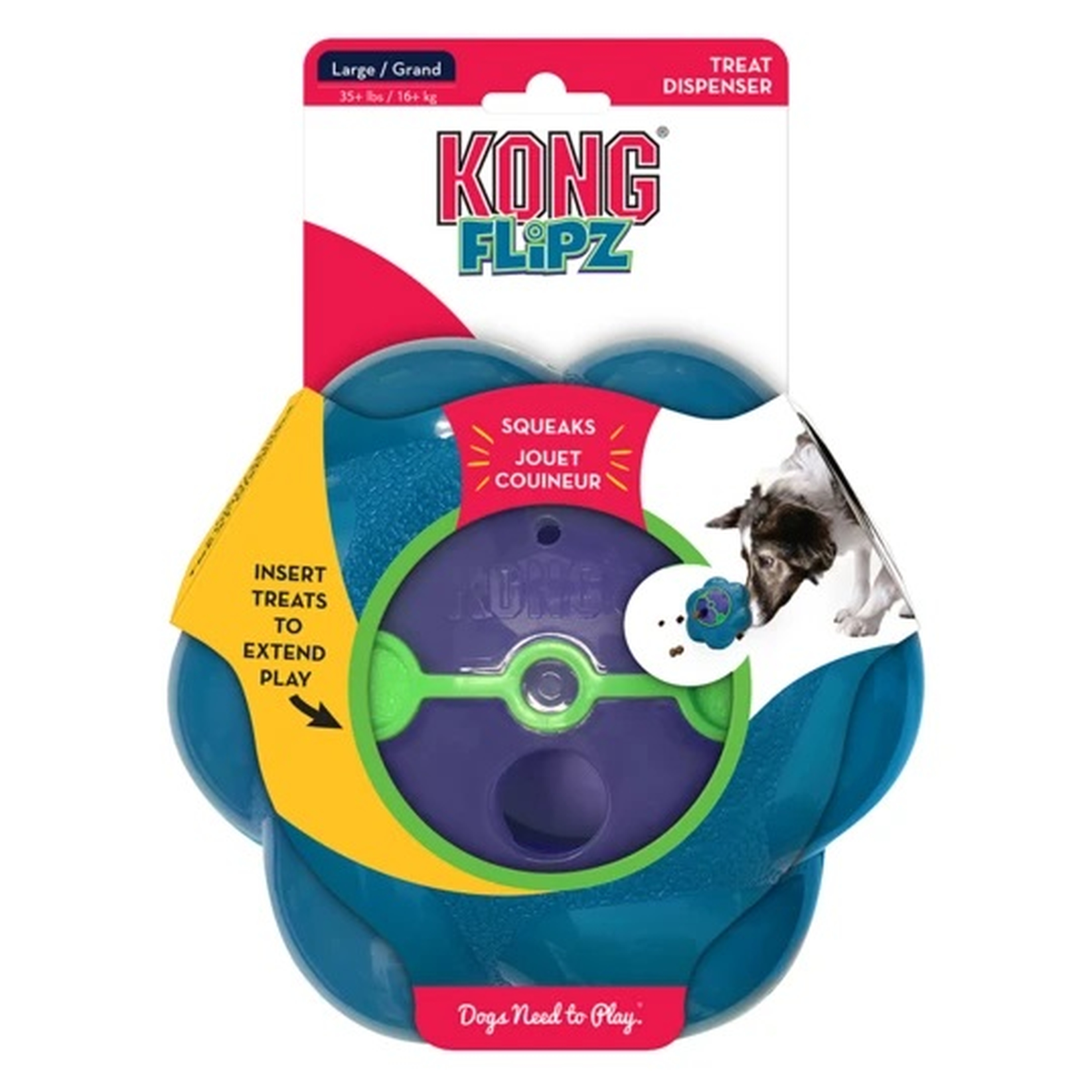 Hundespielzeug | Leckerliespender | Intelligenz | Grün | 10 cm | S
