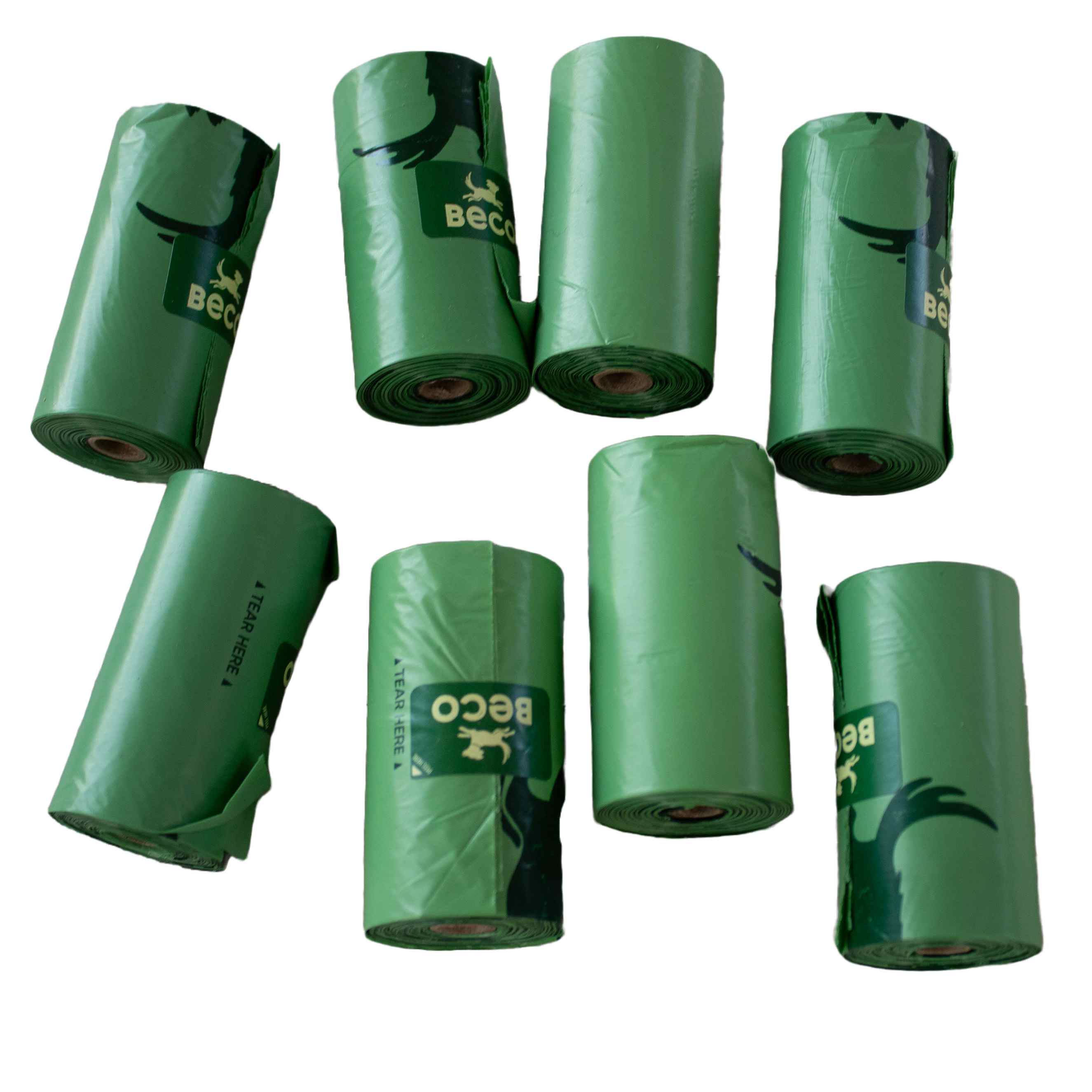 Hundekotbeutel | Beco Bags | Grün | 120 Stück | biologisch abbaubar | extra dick und stark
