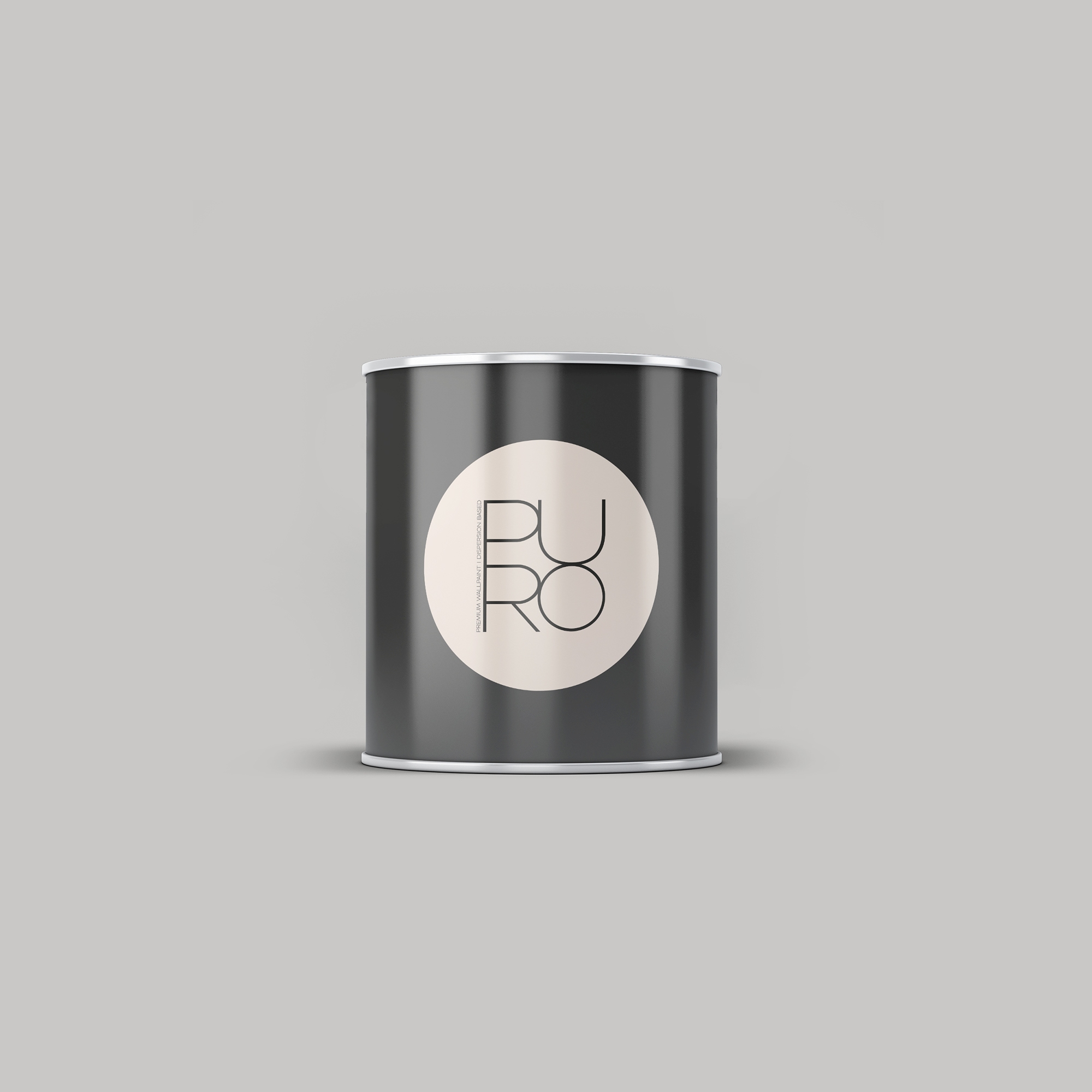 Wandfarbe Grau | PURO Cool Grey | Exklusive Innendispersion Hohe Farbintensität
