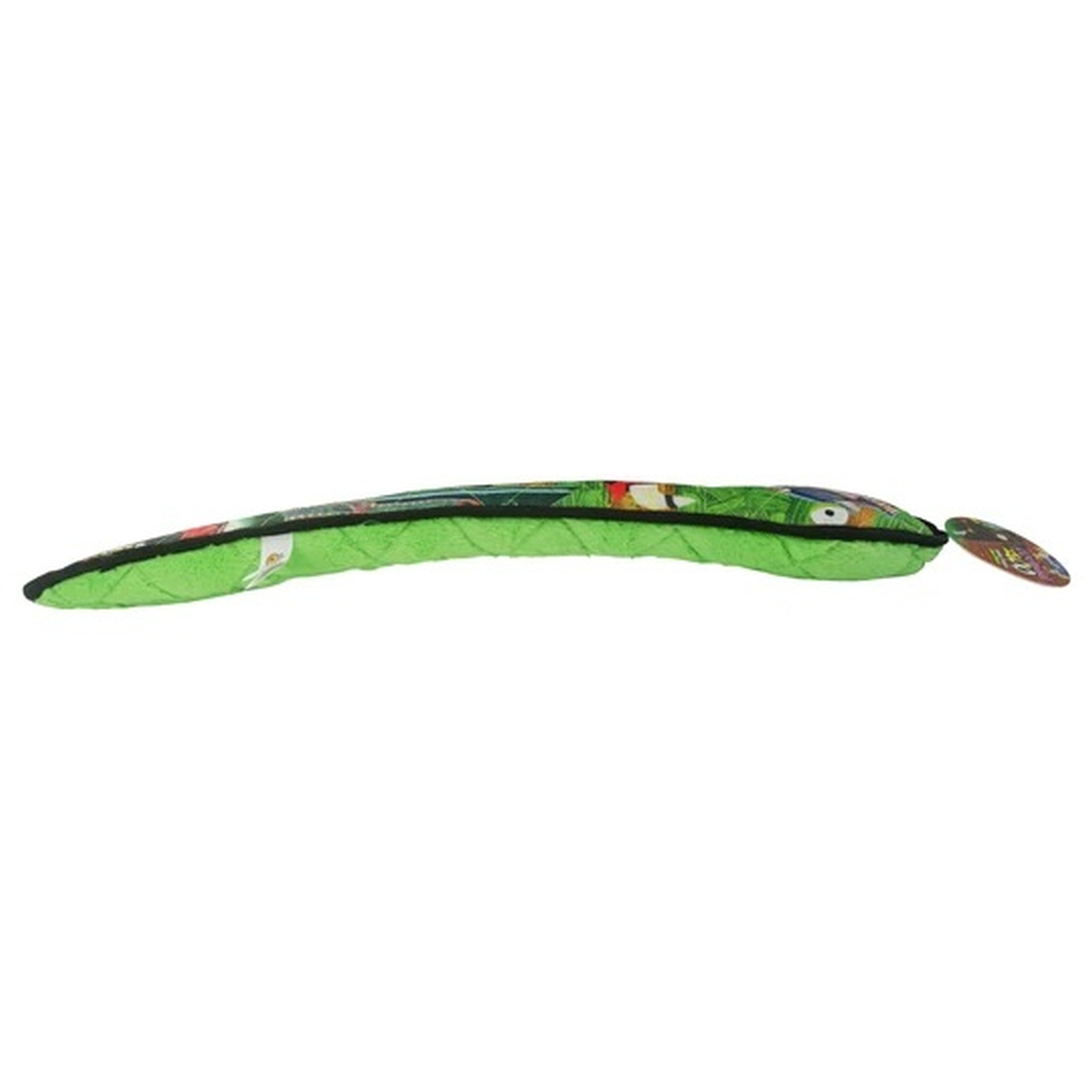 Hundespielzeug | Zahngesundheit | Wurfspielzeug | Grün | Leinenstoff | 54 cm | Schlange | L