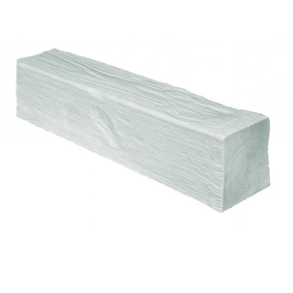Elite Decor | Fausses poutres ED107 | PU | 90 x 60mm | Blanc | Fausse poutre imitation bois 