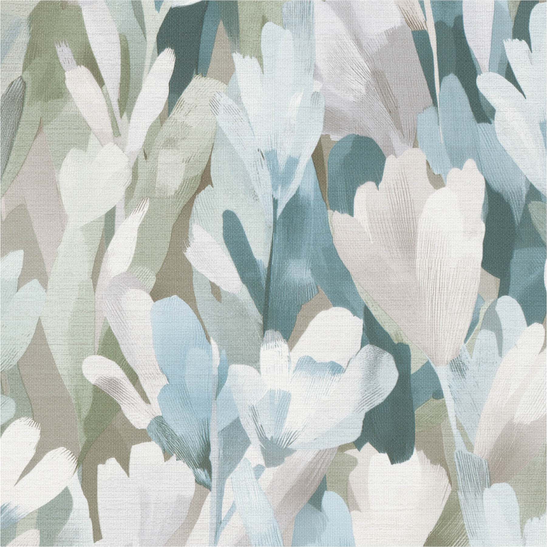 Vliestapete 10586-07 Blumen Floral Blau Pure Harmony Erismann