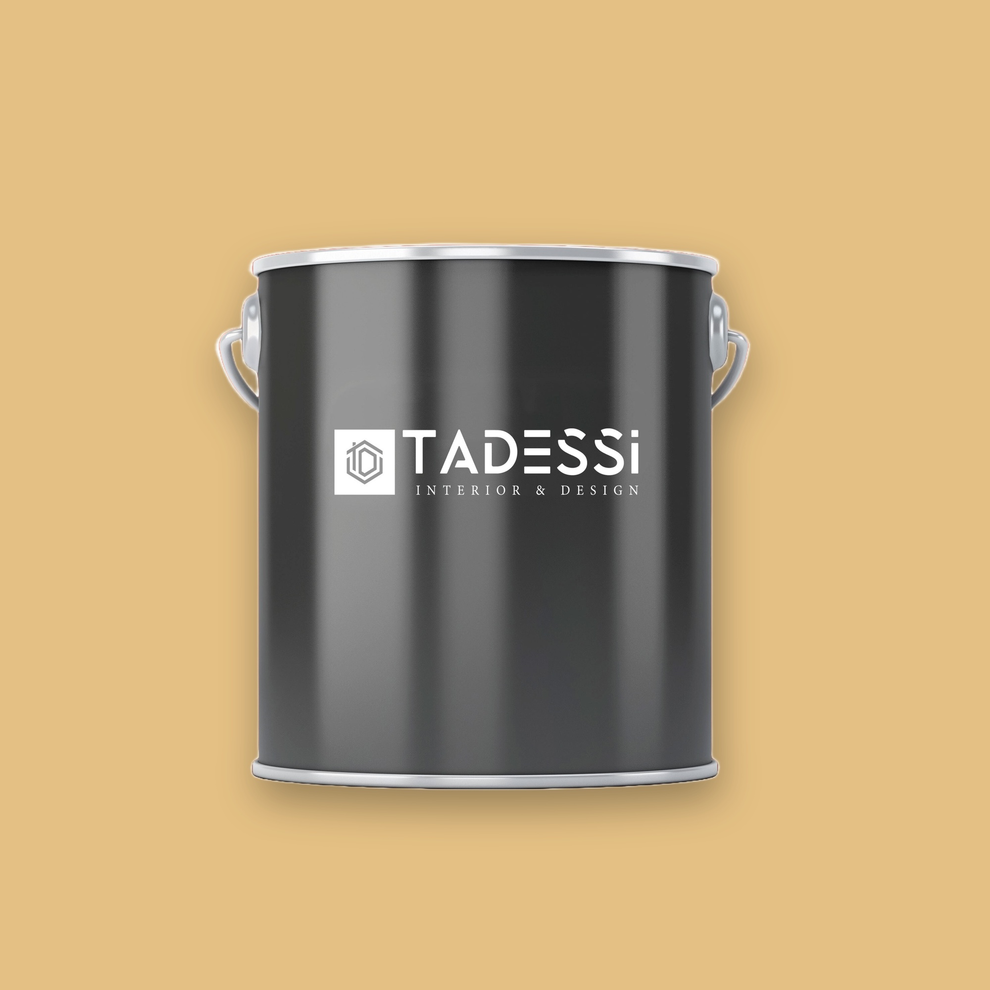 TADESSI Wall Select - Wandfarbe Gelb  - Goldocker -  Hochwertige Innenfarbe  -  Intensive Farbkraft