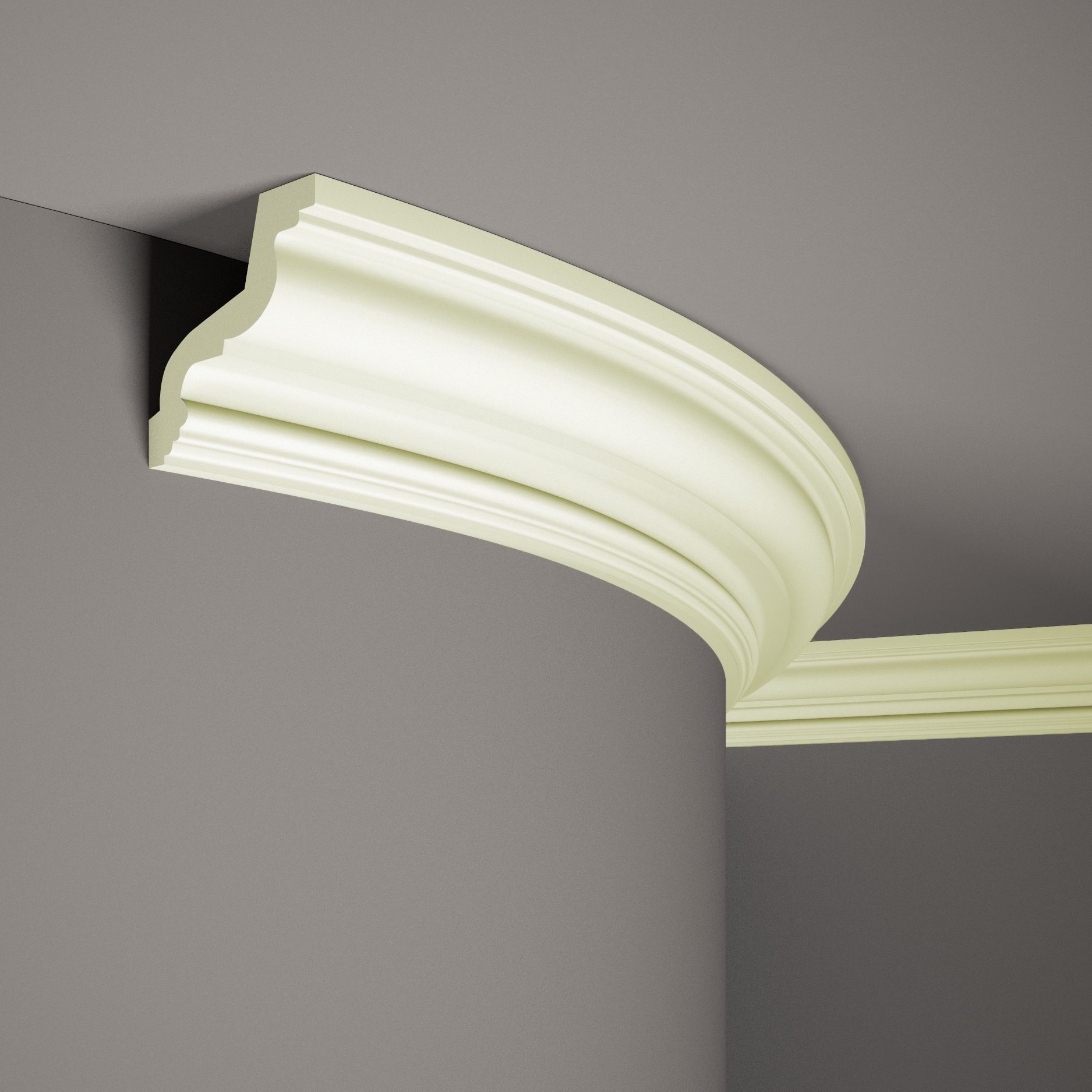 Mardom Moulure flexible MDB118F Profoam 100 x 97 x 2000 mm Blanc Corniche souple