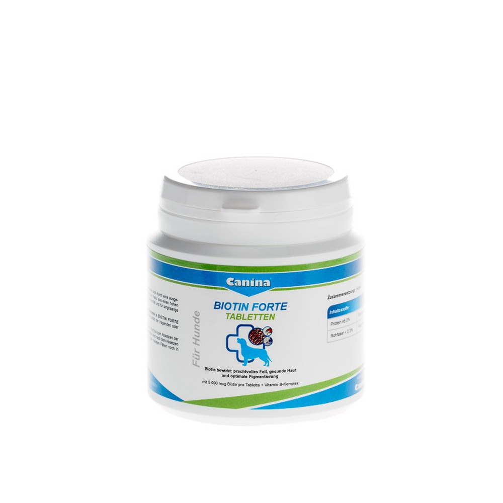 Canina | Biotion Forte Tabletten | Fell & Haut | gesunde Haut | feste Krallen | optimale Pigmentieru