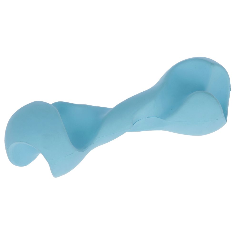 Hundespielzeug | Knochen XL aus Vollgummi | blau 21,5cm