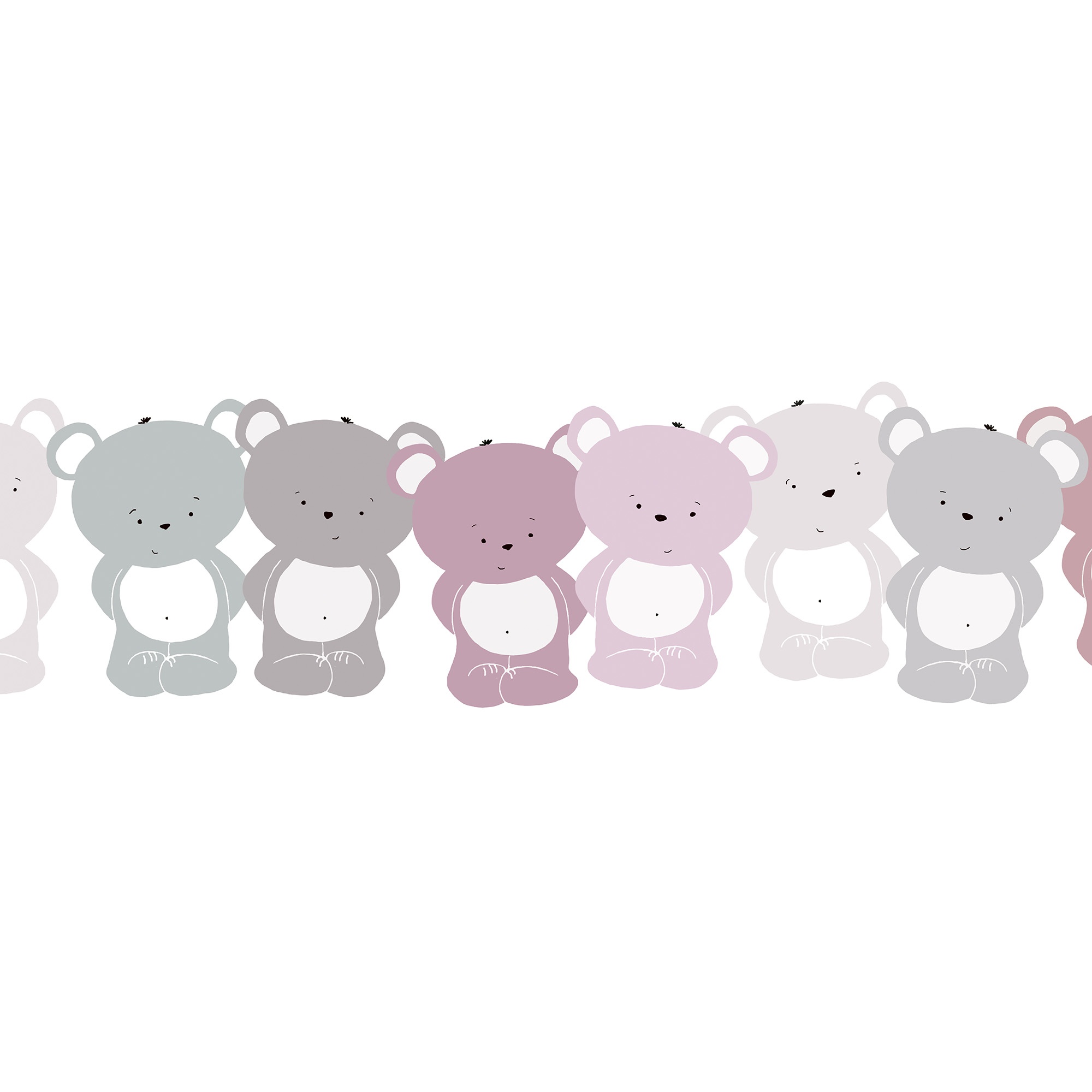A.S. Creation | Lovely Kids | 403739 | Bordüre | Kinderzimmer | 5 x 0.155 m | Rosa