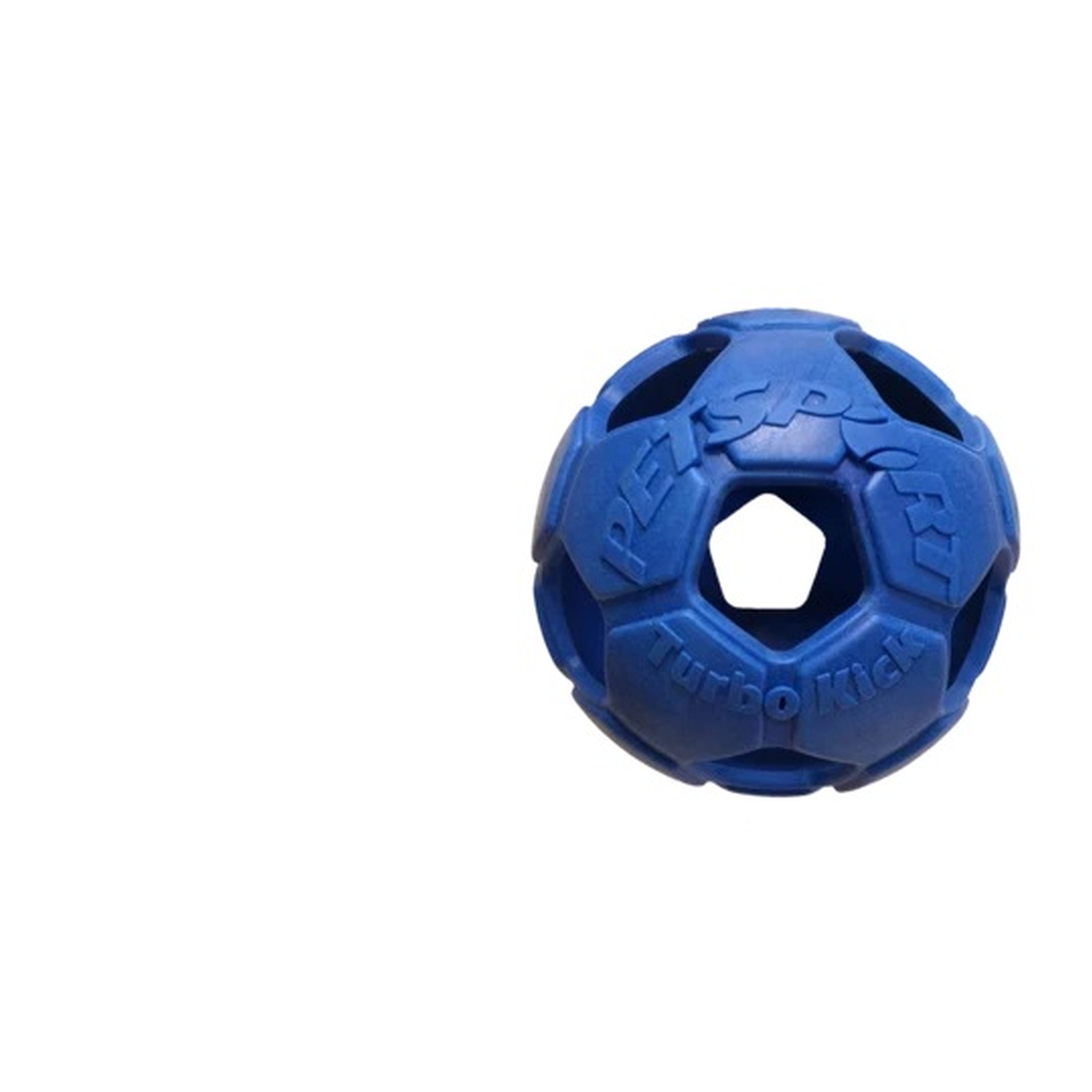 Hundespielzeug | Flexball | stabil | befüllbar | Blau | 6,3 cm | Ball