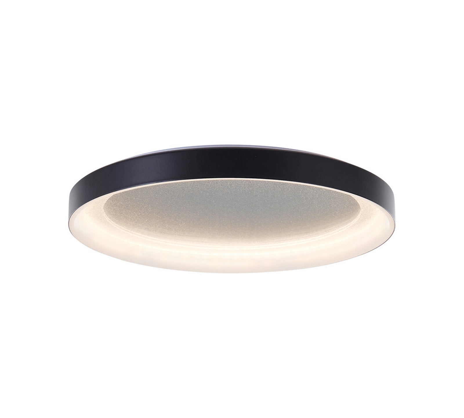 LED Deckenleuchte 4 x 33 cm Schwarz Metall Deckenlampe Modern Glamour Harmonisch