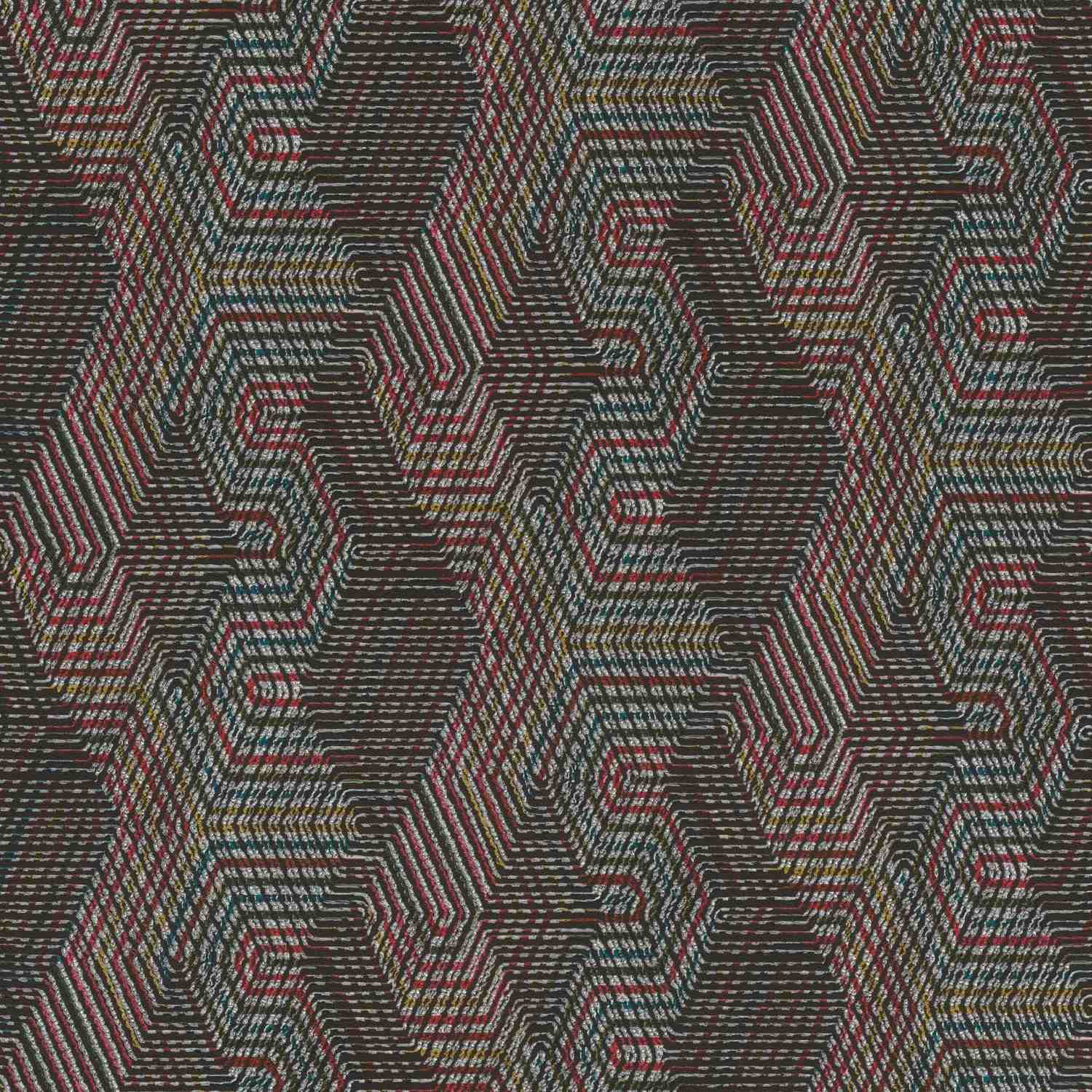 Rasch | African Queen III | 751925 | Vliestapete | Geometrisch | 0.53 x 10.05 m | Bunt