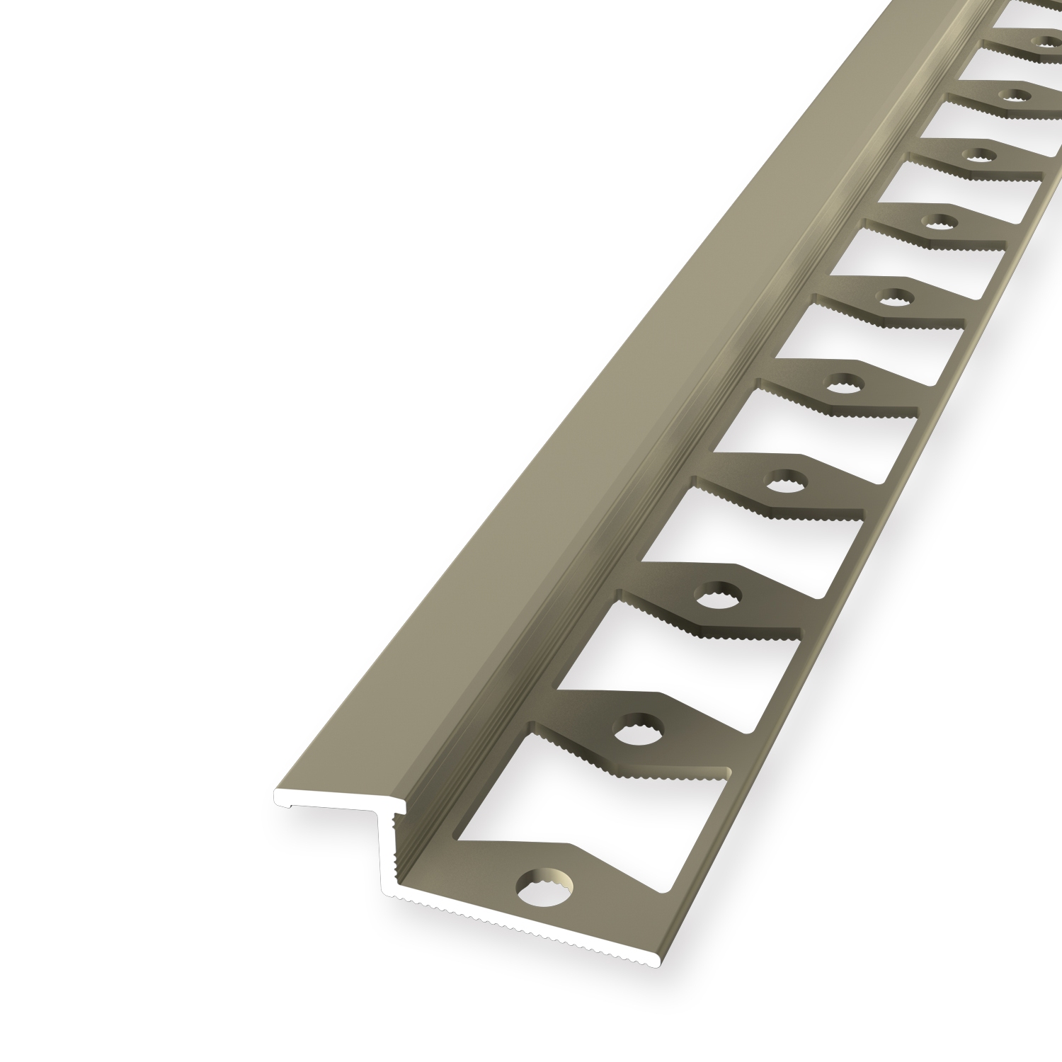 Ausgleichsprofil 8 x 11 x 2500 mm Einfasshöhe 6-8 mm Alu Rampenprofil Anpassungsprofil Küberit