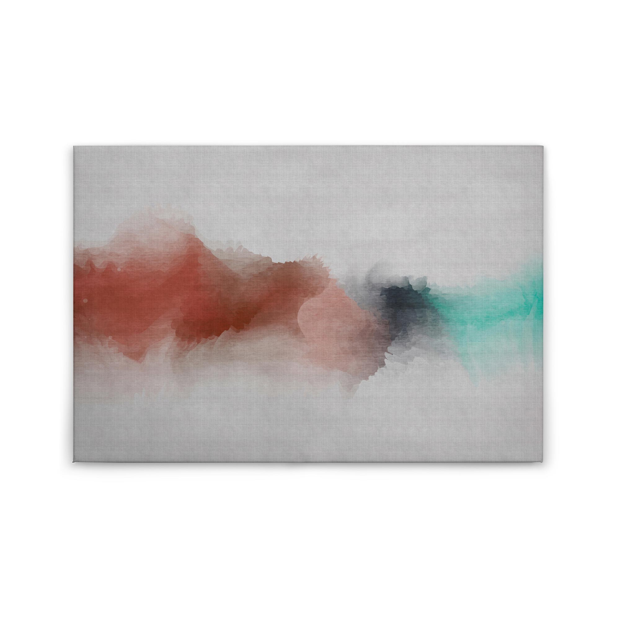 Tadessi Leinwandbild Abstrakt - 60 x 90 cm - M1-No.50247 - Keilrahmen in Rot Grau