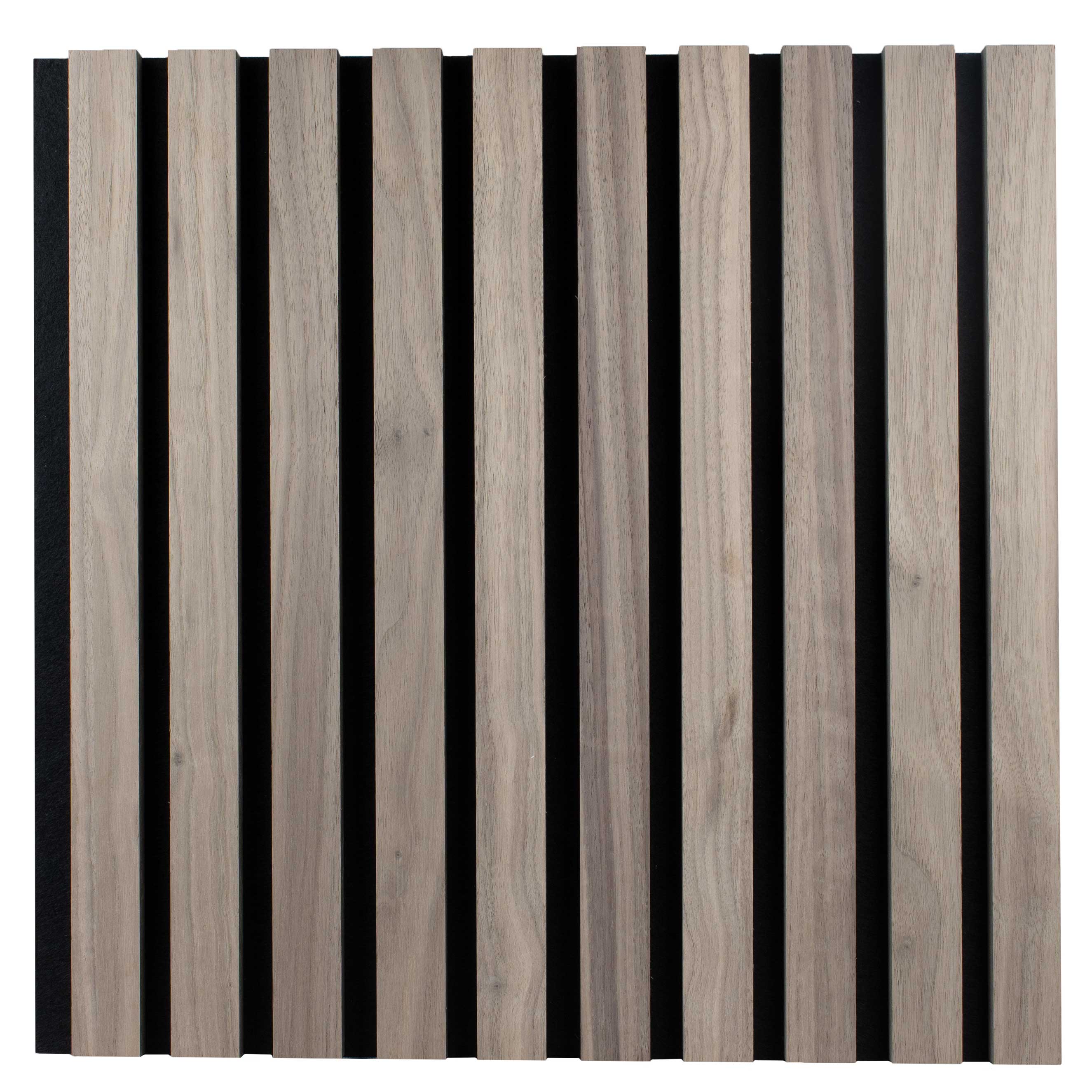 PROVISTON Panneau mural acoustique 400 x 400 mm | Noyer MDF Panneaux acoustiques 3D