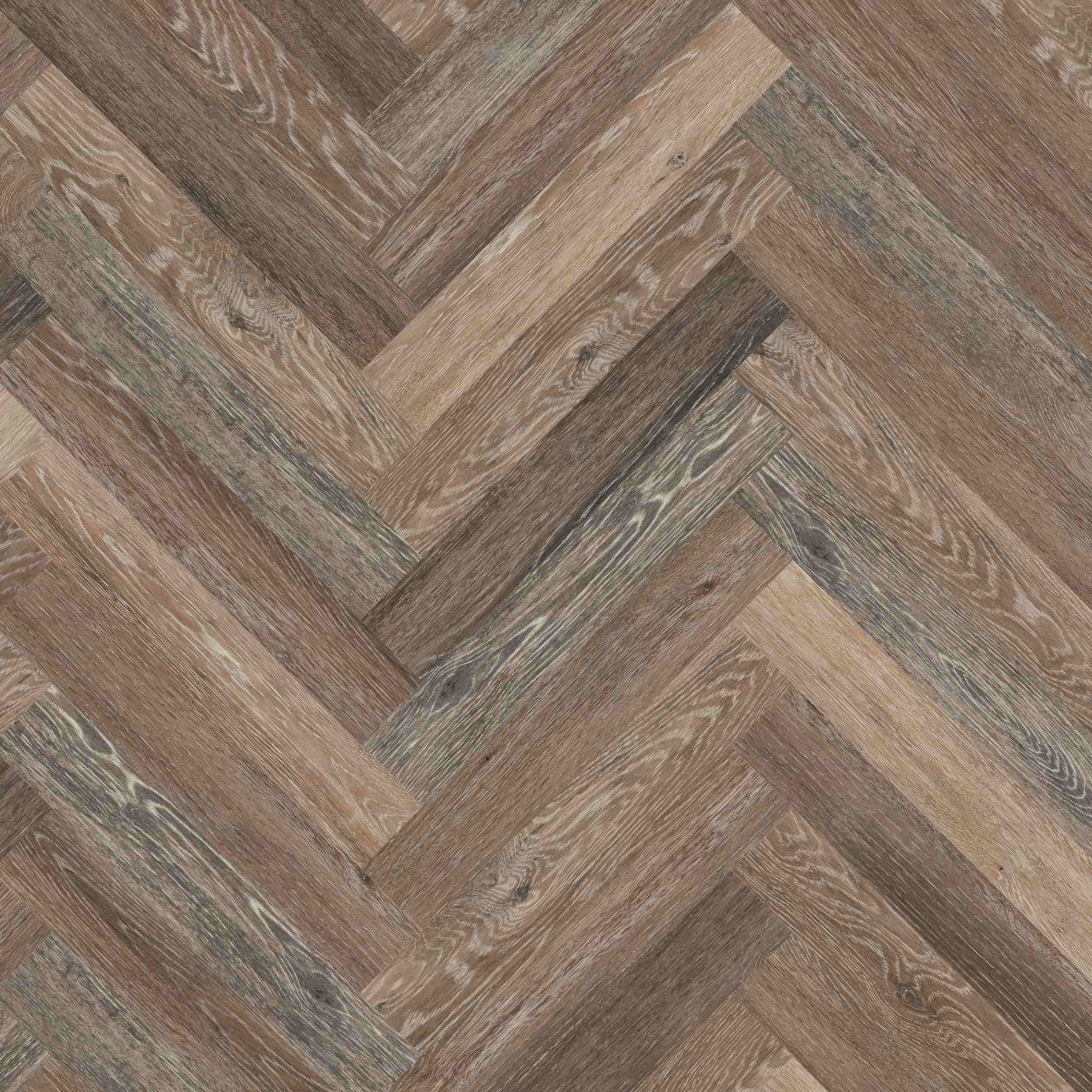 Sol vinyle PVC Herringbone PW 1265 | 457 x 76 x 2.5 mm vinyle à coller imitation bois