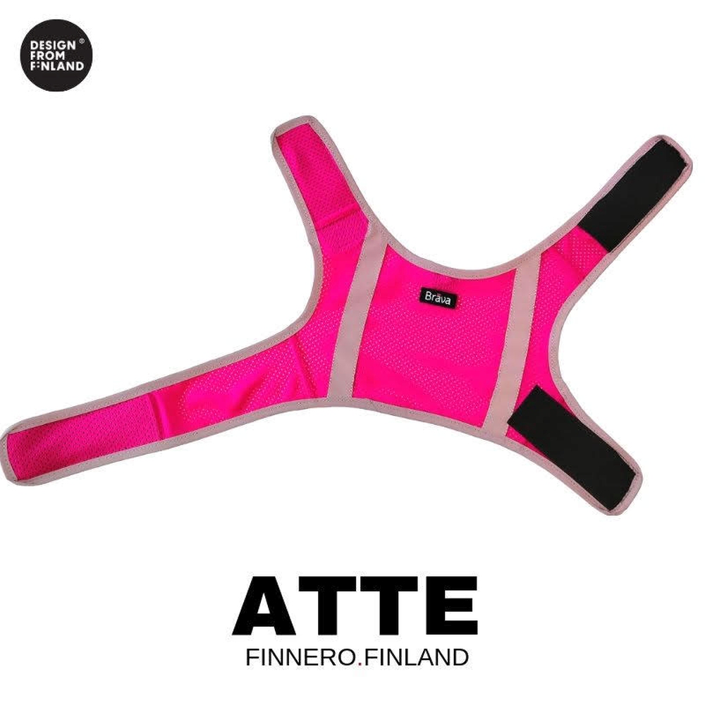 Finnero | Hundewarnweste Atte | versch. Farben | versch. Größen | mit Reflektoren | Kleppverschluss