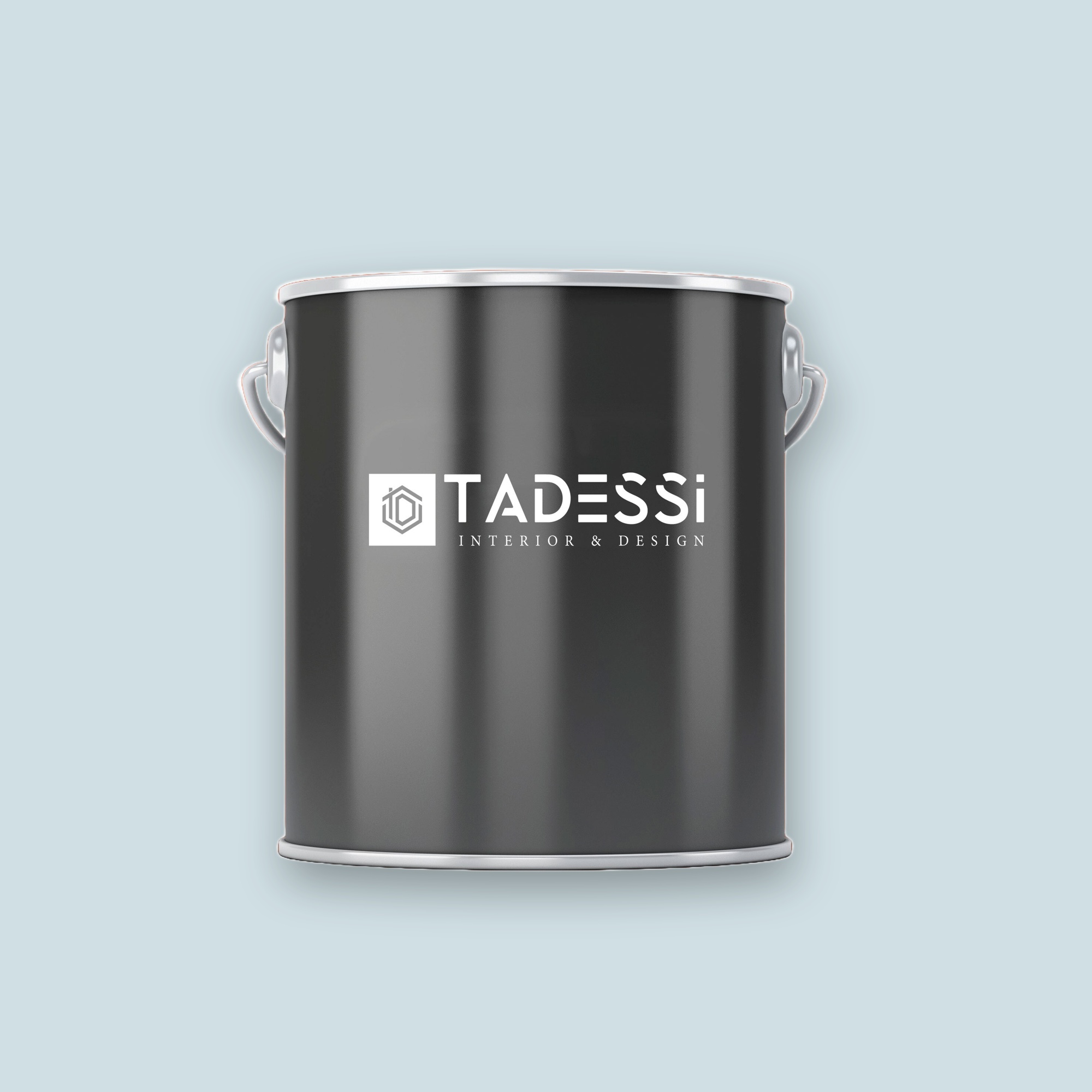 TADESSI Wall Select - Wandfarbe Blau  - Blassblau -  Hochwertige Innenfarbe  -  Intensive Farbkraft