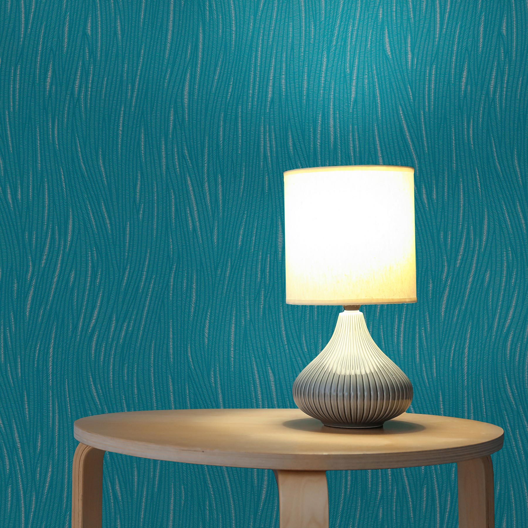Tapete Uni M1-No.2220 | Papiertapete | Blau | Tapete Einfarbig | Unitapete