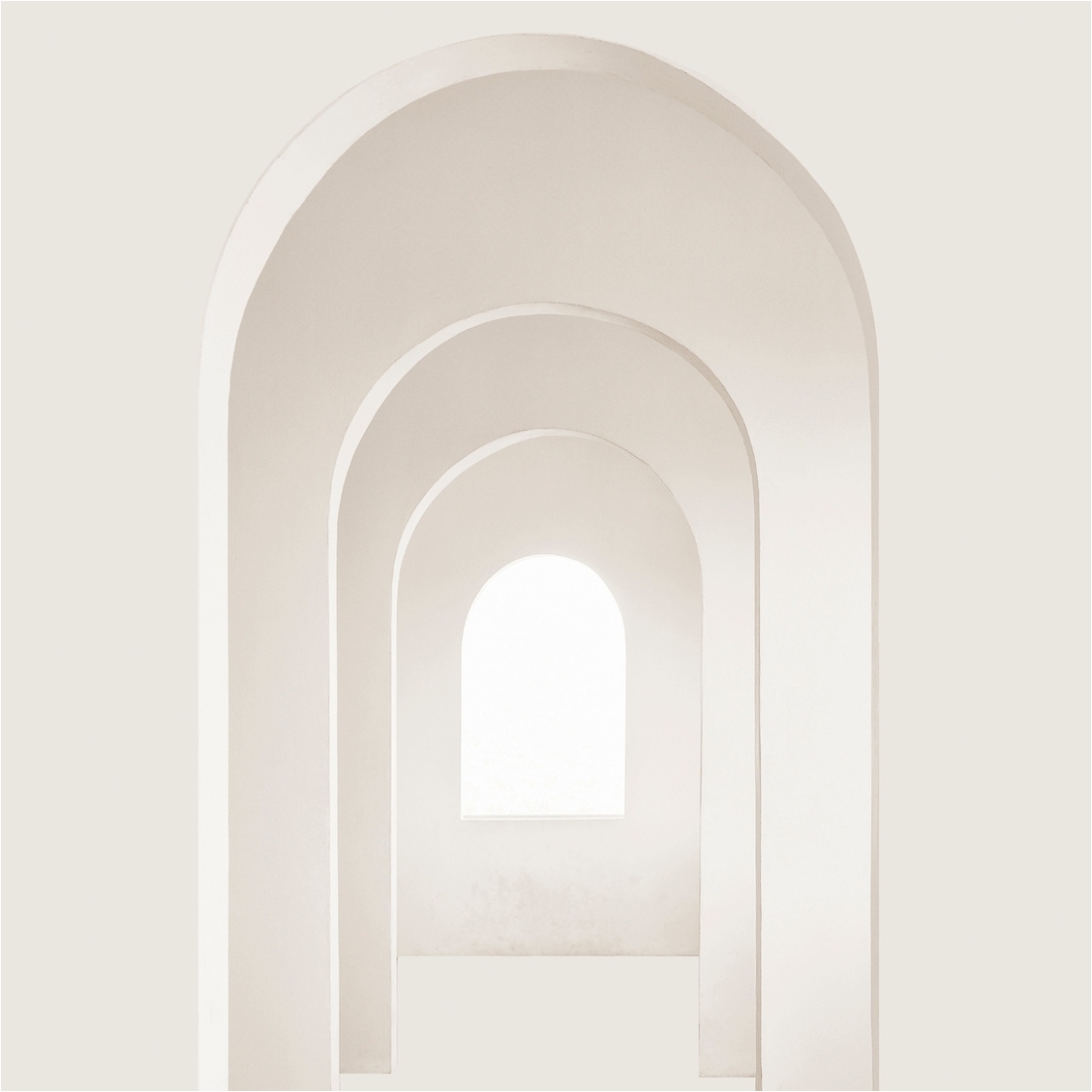 Tadessi Fototapete 3D Optik M1-No.11726 Digitaldruck Tapete Creme Beige - Wohnzimmer Schlafzimmer