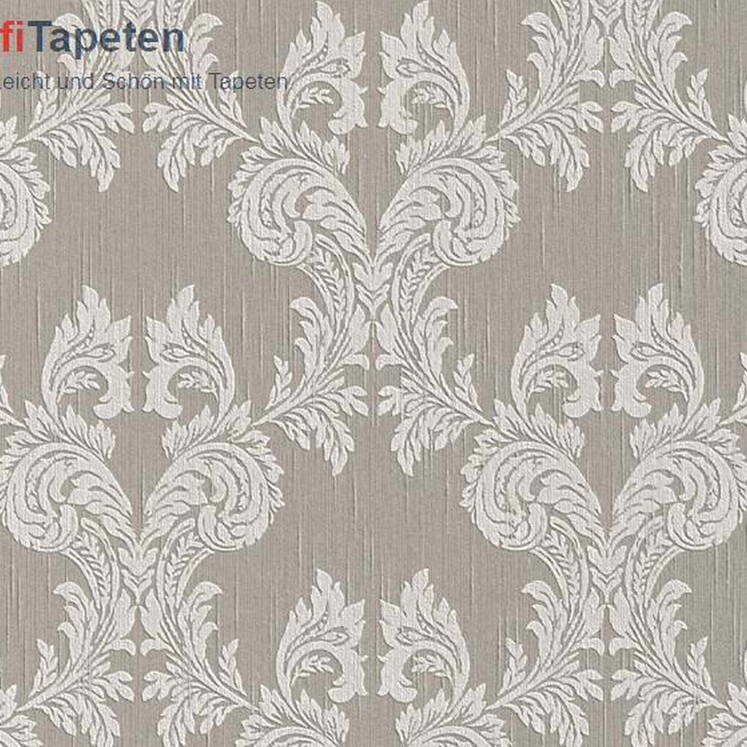 A.S. Creation | Tessuto | 956306 | Vliestapete | Barock | 0.53 x 10.05 m | Beige